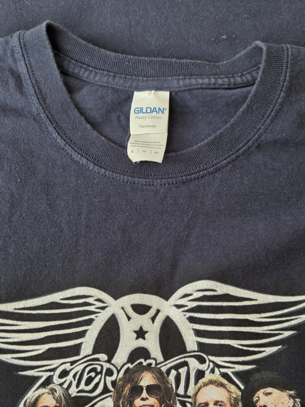Aerosmith 50th Anniversary 1970-2020 Black Short Sleeve Crewneck T-Shirt Mens XL