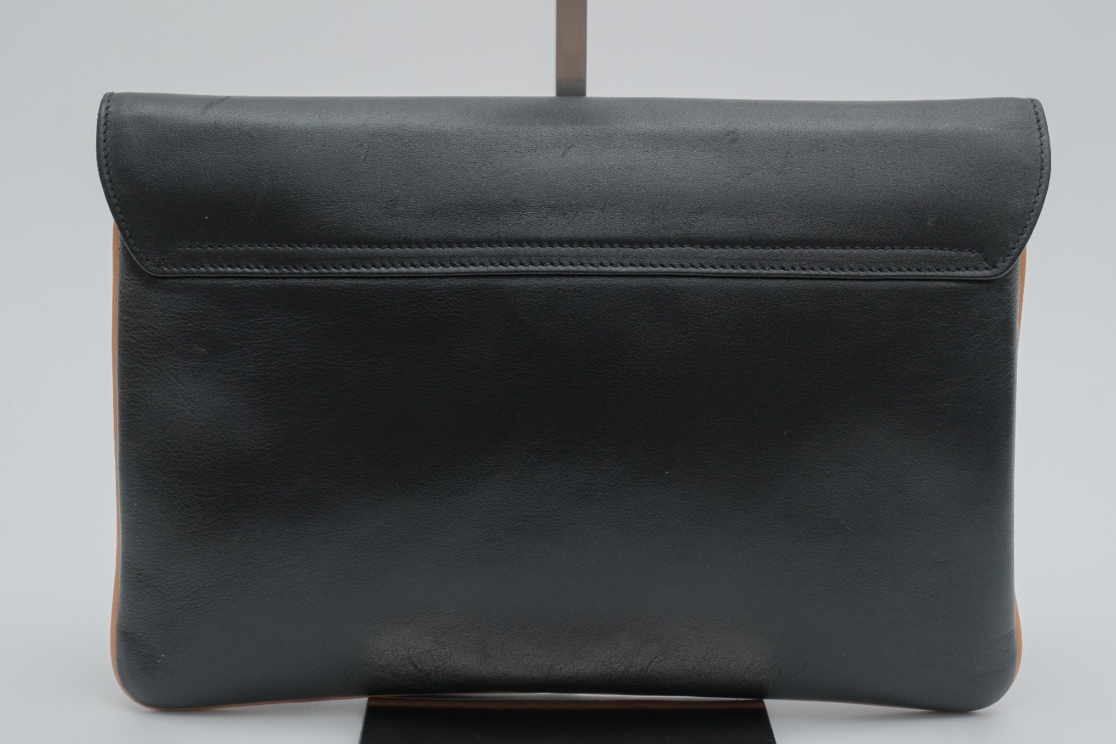 CELINE Clutch Hand bag Purse Horse Carriage Black