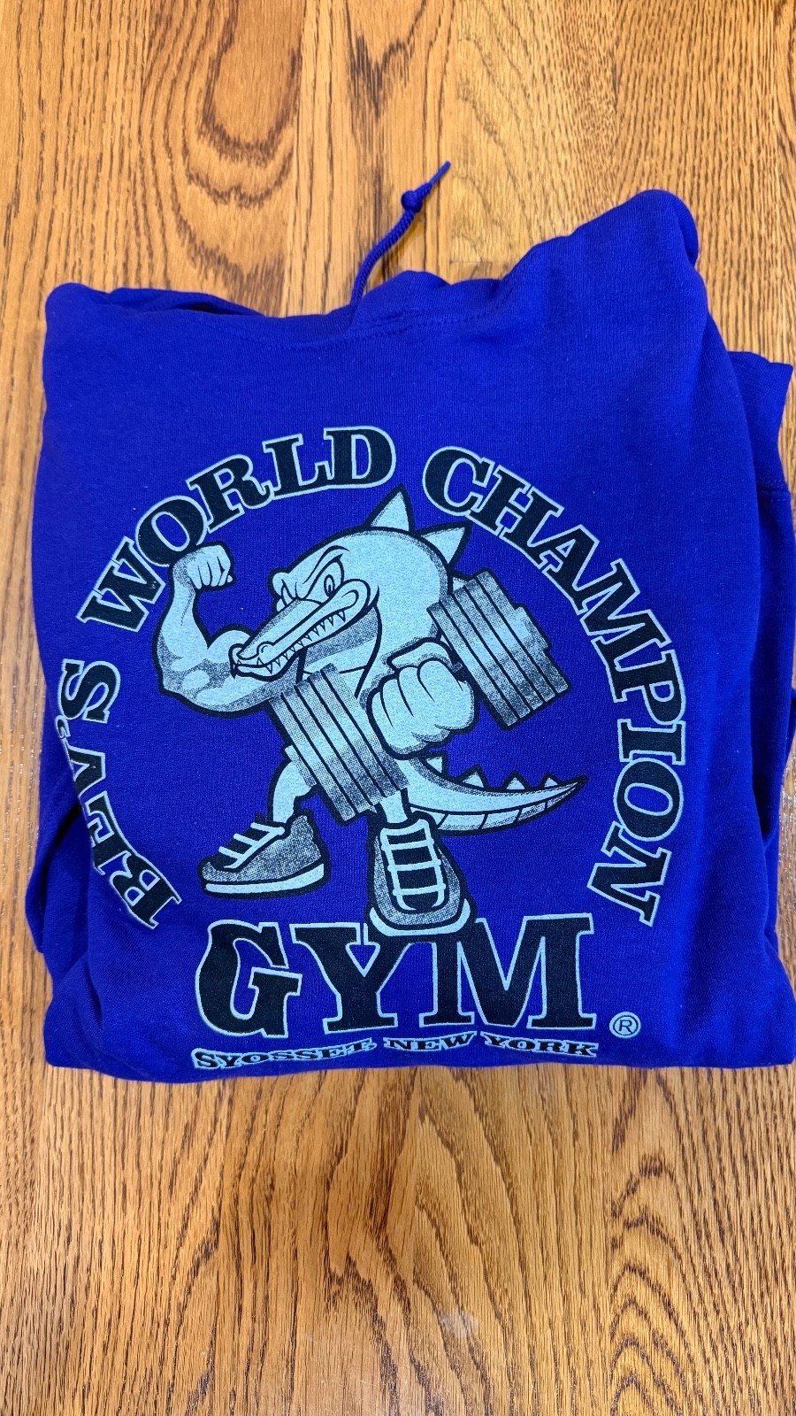 New Purple XXL Powerhouse Gym Hoodie Sweatshirt 2XL Bev Francis Syosset