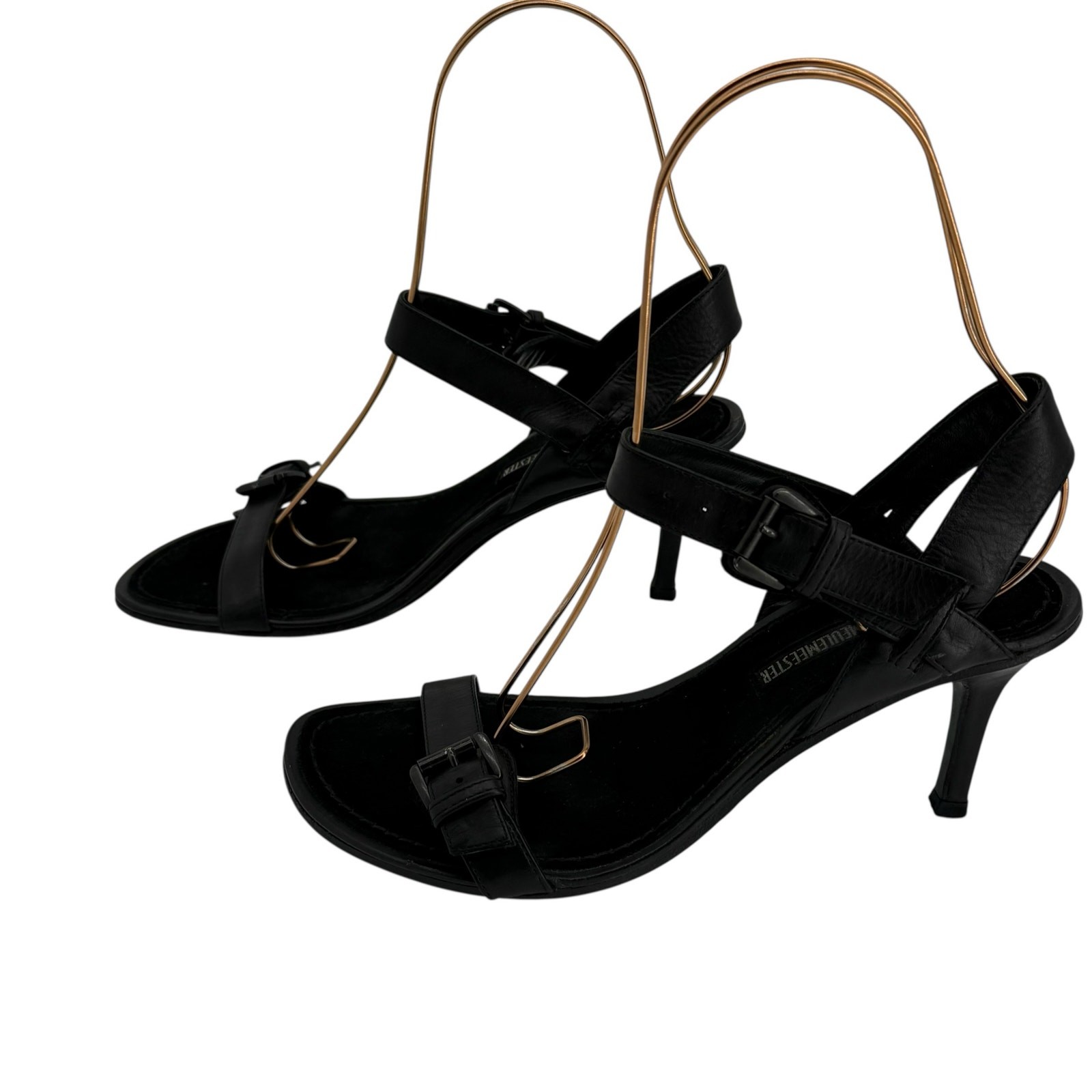 Ann Demeulemeester Vintage Strappy Heeled Sandals Womens 36.5 Black Langenlook
