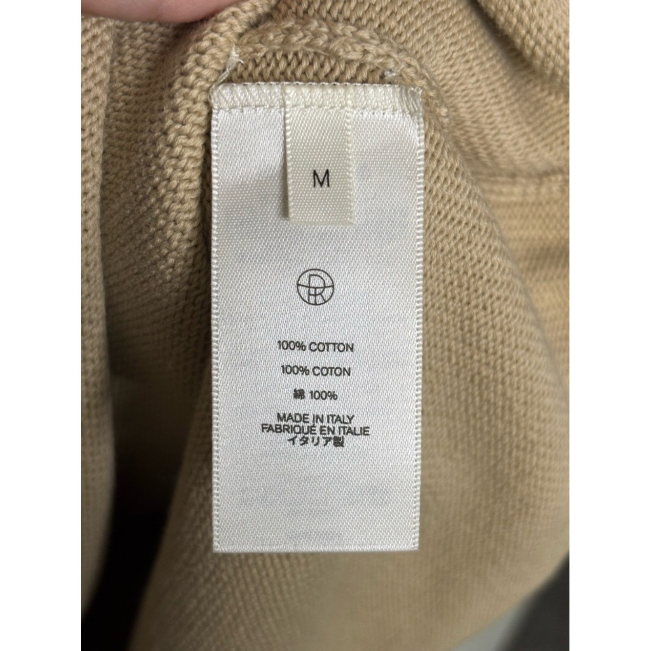 EUC The Row Calista Neutral Tan Knit A-Line Skirt Pull On Size M