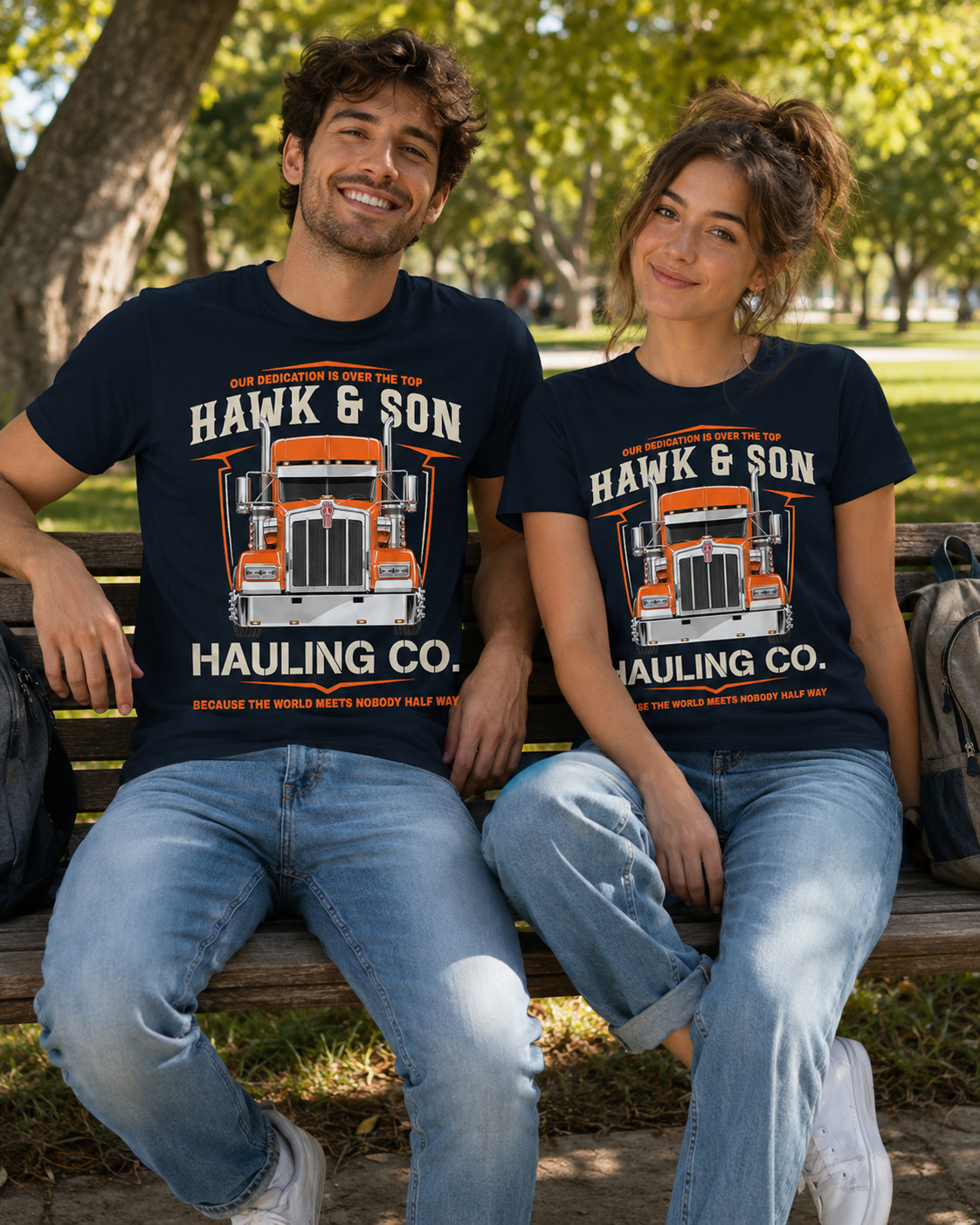 Hawk and Son Hauling Company Big Rig Pride T-Shirt