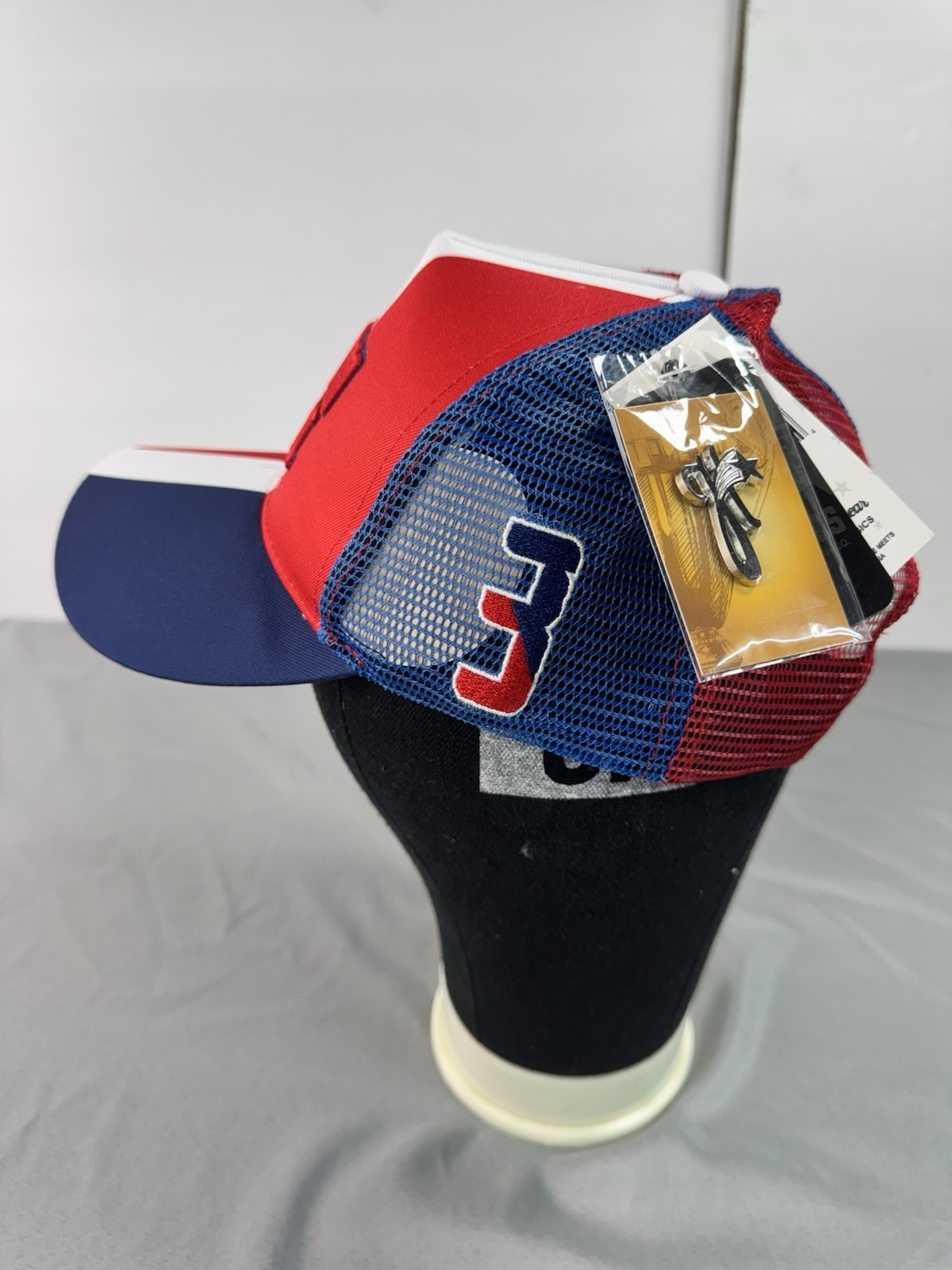 Dominican Republic Soccer Snapback Hat Bandera Dominicana Trucker Cap NEW NWT