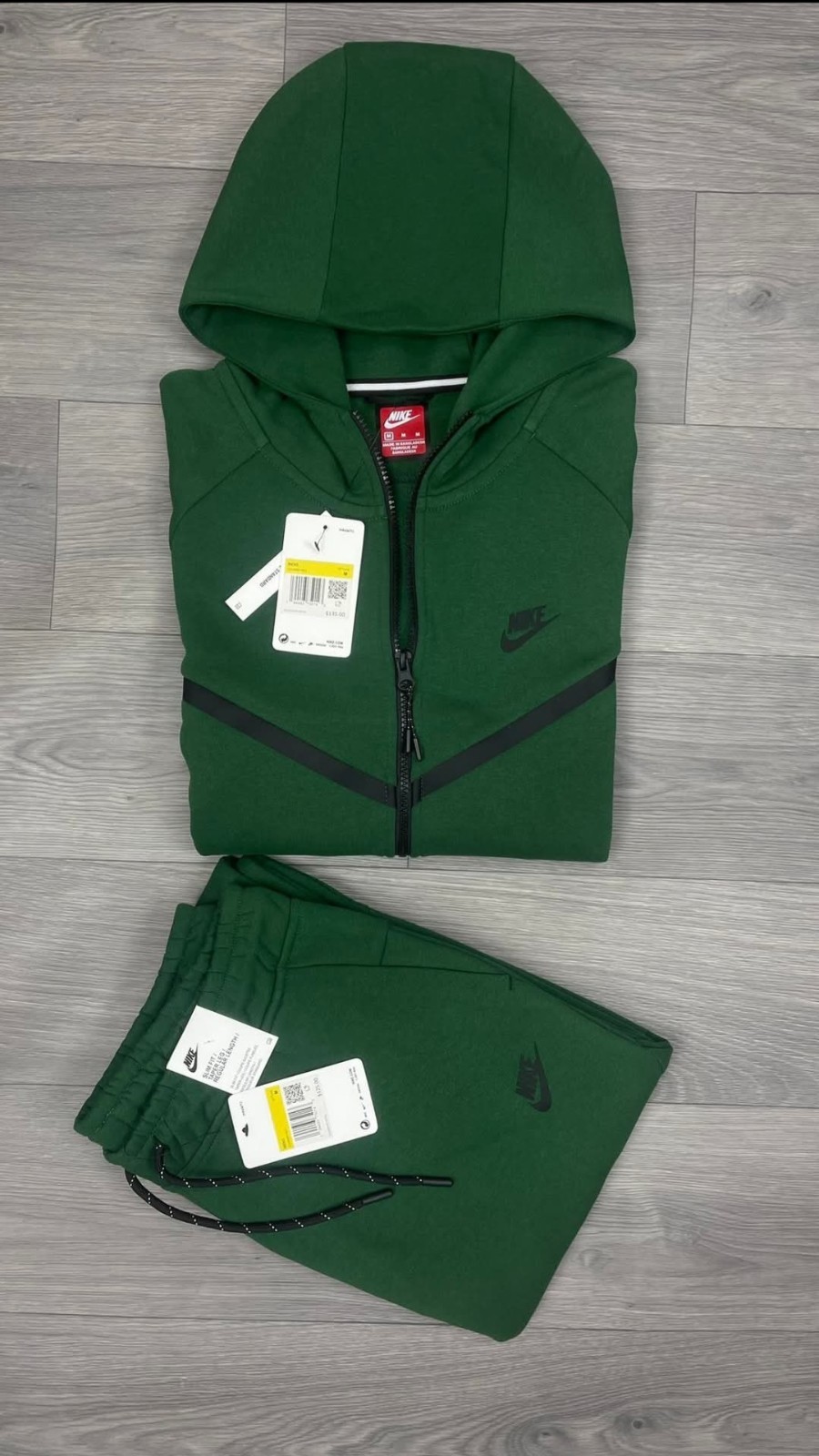 NIKE TECh Fleece Full Zip Up Tracksuit Hoodie & Pants