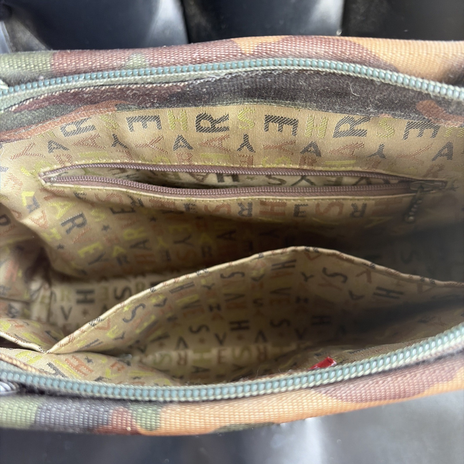 Harvey’s Seatbelt Bag Purse Camouflage Camo Design Tote Shoulder – Large