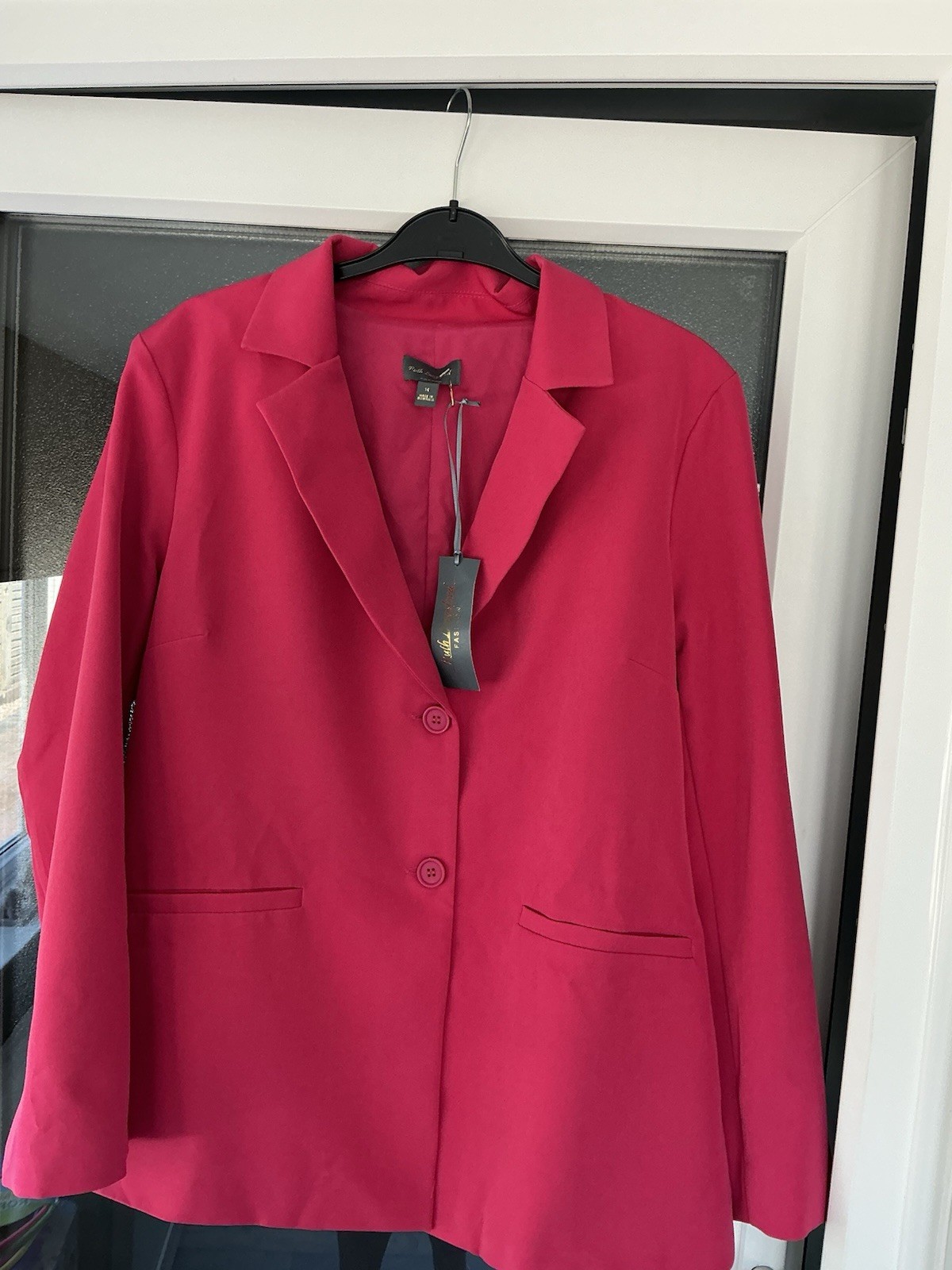 Ruth Langsford Soft Tailored Jacket Size 20 Pink