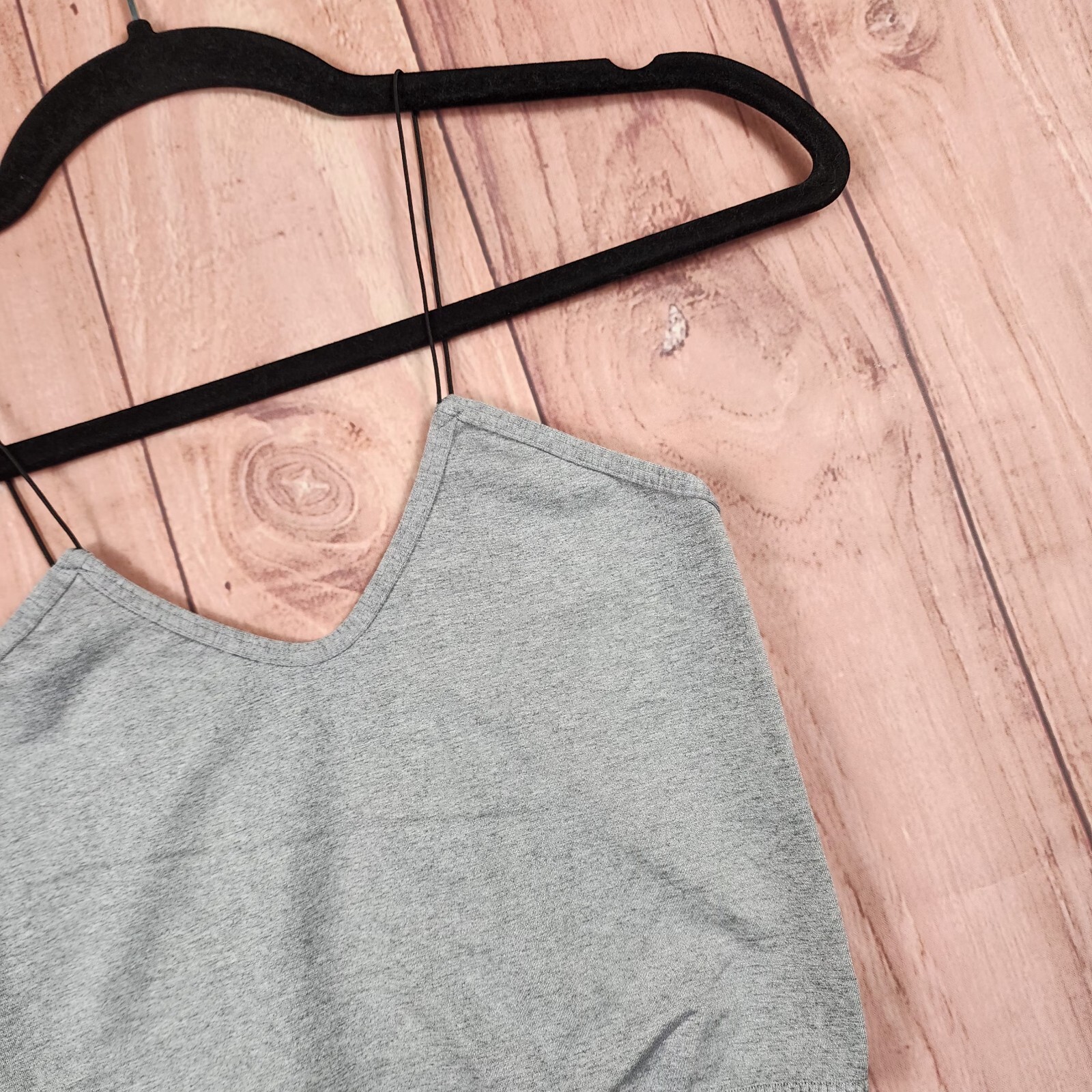 Free People Intimately Skinny Strap Brami Crop Top Womens Sz XS/S Gray NWOT
