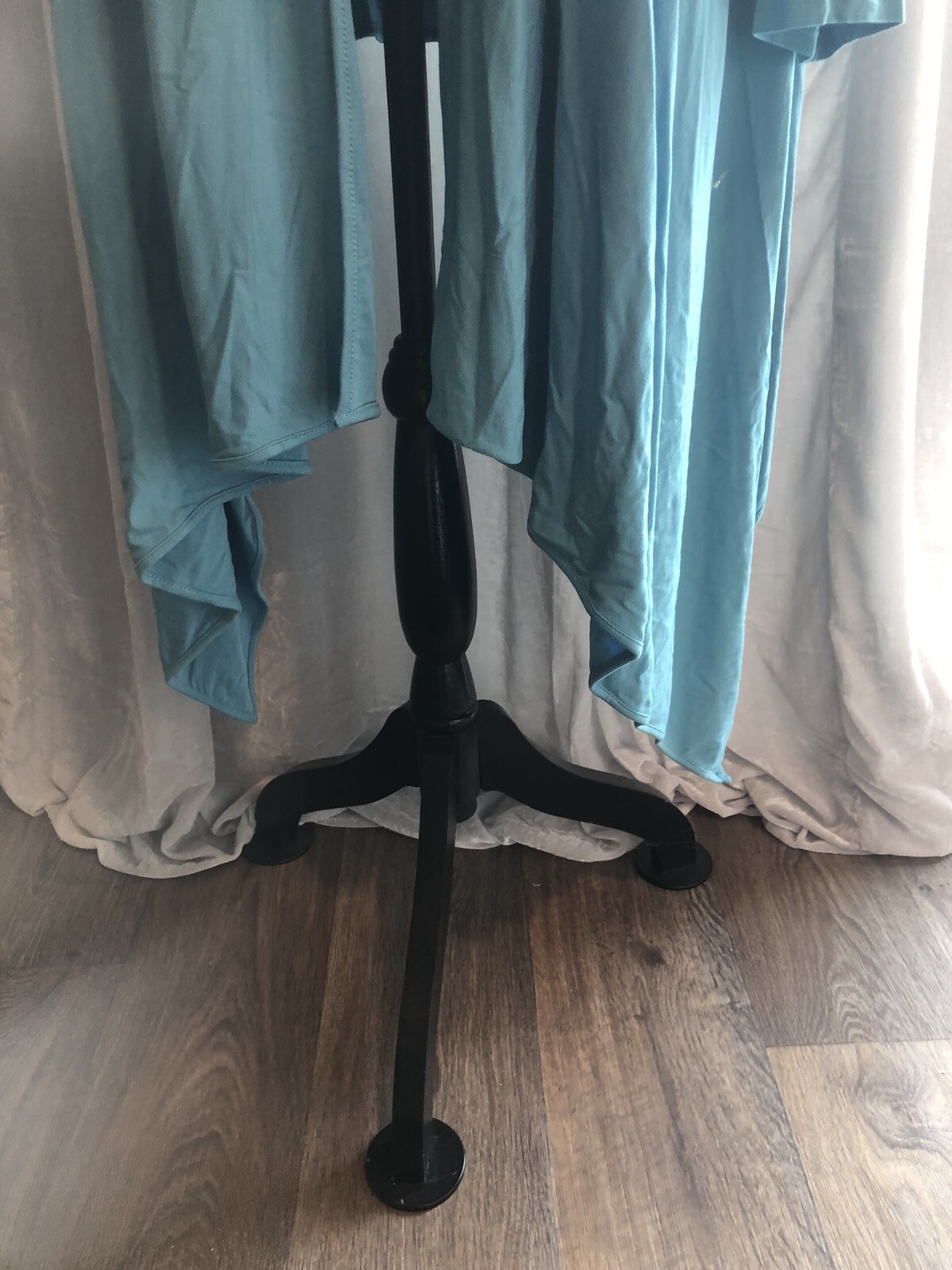 Jjill Rayon Open Slimming Front Topper Sz 1X Aqua Blue NWT Gorgeous!!!