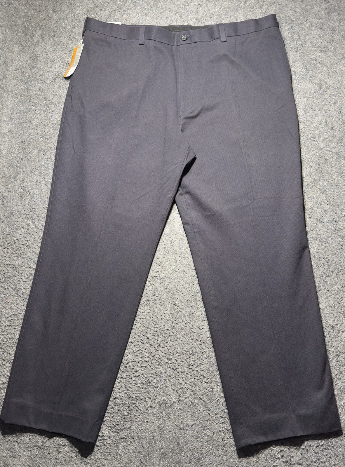 Savane Performance Chino Mens 42×32 Blue Straight Legs Casual Comfort Waist NEW