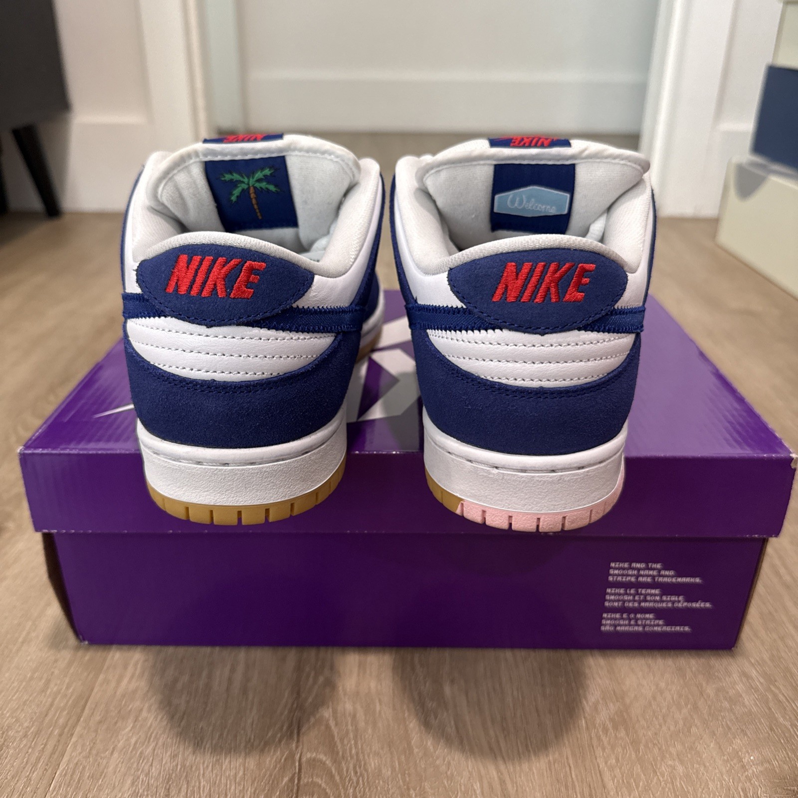 Nike SB Dunk Low Pro Premium Deep Royal Blue, Los Angeles Dodgers Size 10