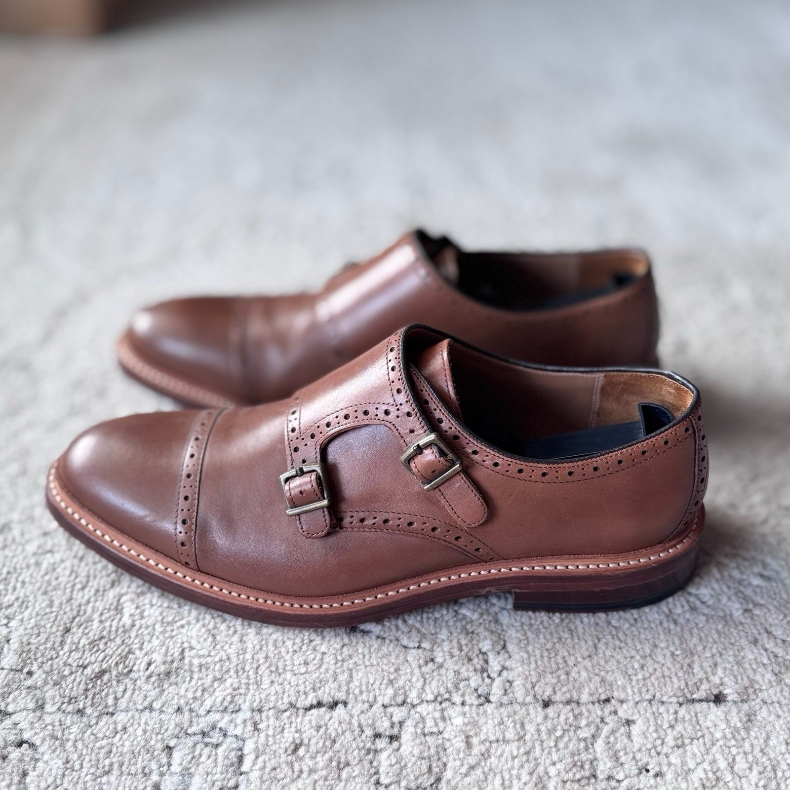 Men’s Size 11.5 — Bostonian Men’s Somerville Mix Monk-Strap Loafer
