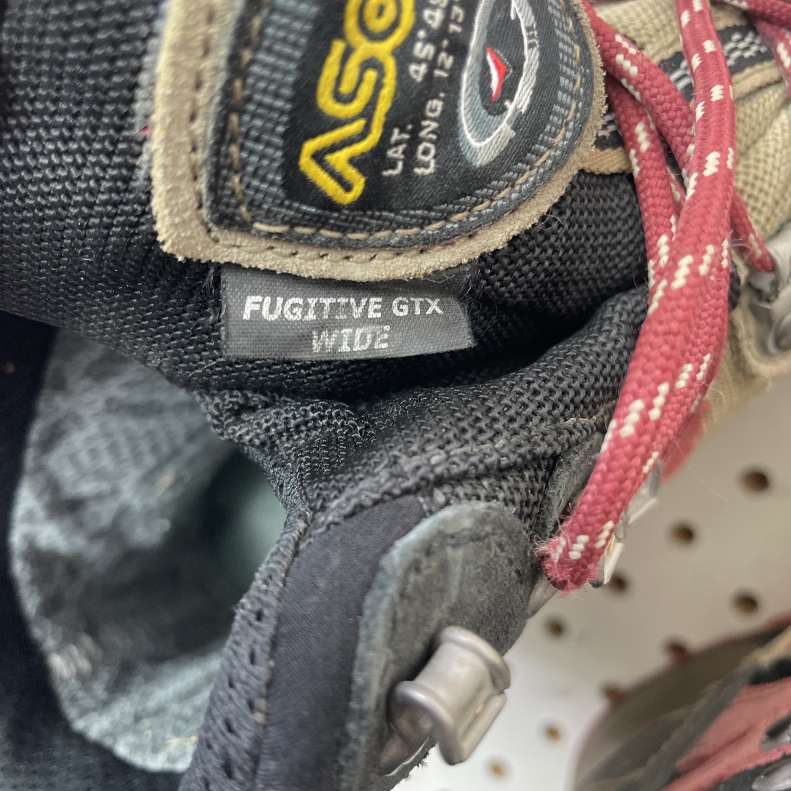 ASOLO FUGITIVE GTX Waterproof Hiking Backpacking Boots Sz Mens 13