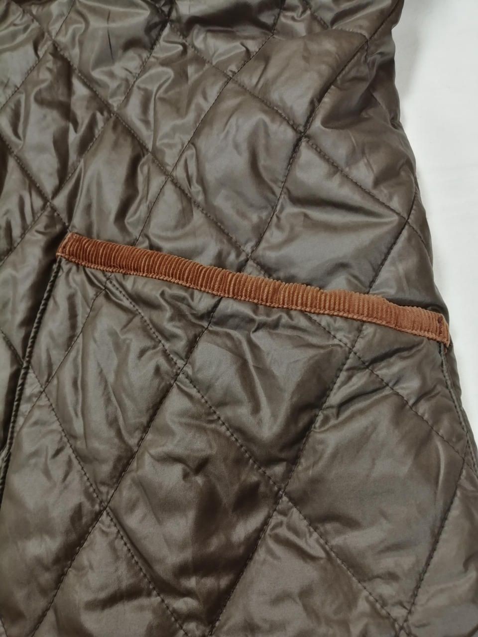 CANTERBURY Zip-up Quilted Blouson Brown Used