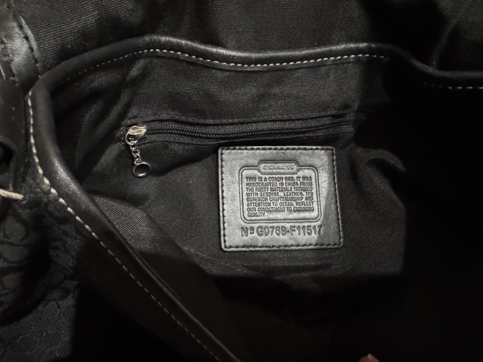 COACH Soho Signature Studs Black Suede Shoulder Bag Authentic Rare Y2K