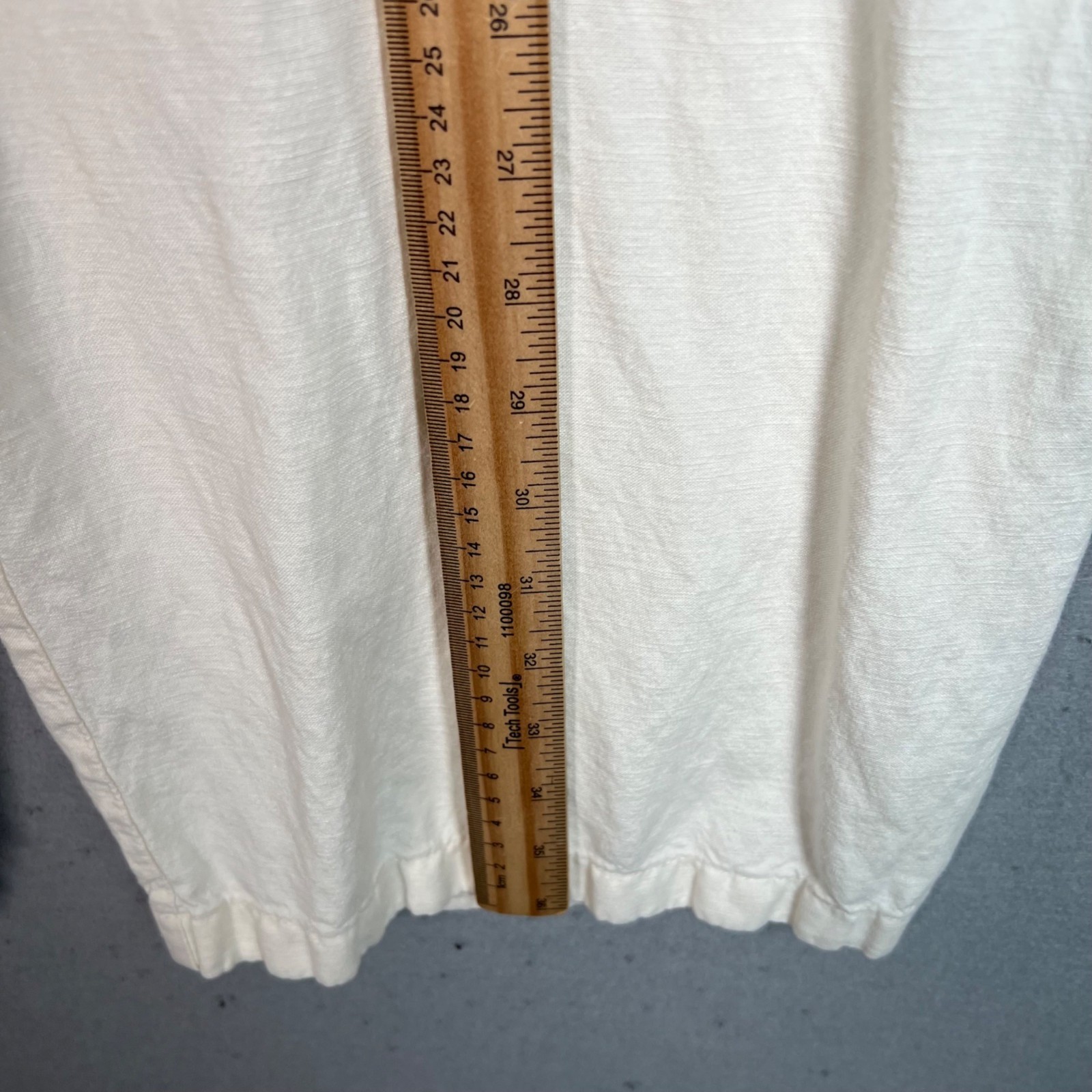 Lioness Womens Size Small Off-White High-Waisted Pleated Trousers Pants