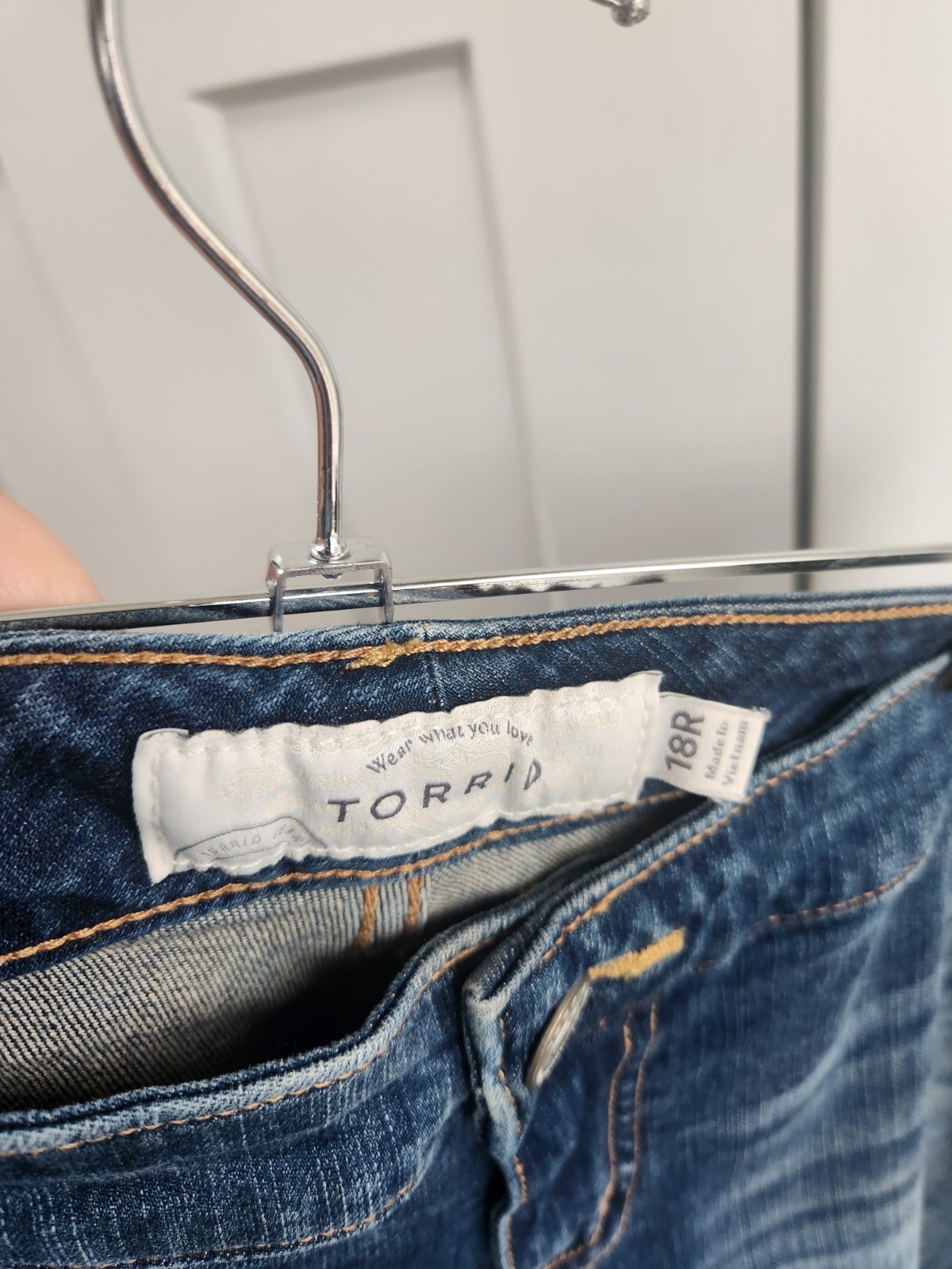 Torrid Straight Leg Boyfriend Jeans Women’s 18R 5-Pocket Button Zip