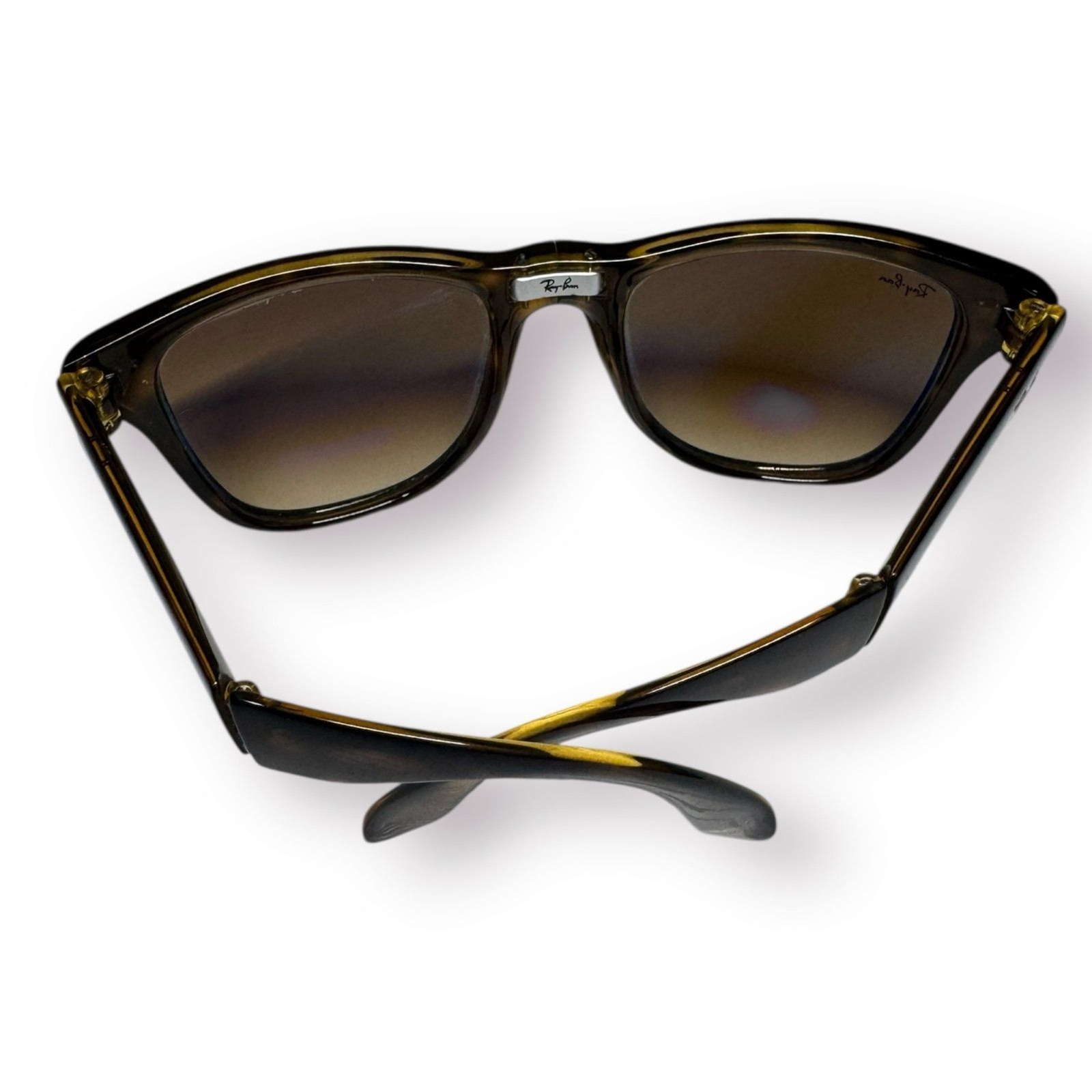 Ray-Ban RB4105 Wayfarer Folding Classic Sunglasses Polished Light Havana 710/51
