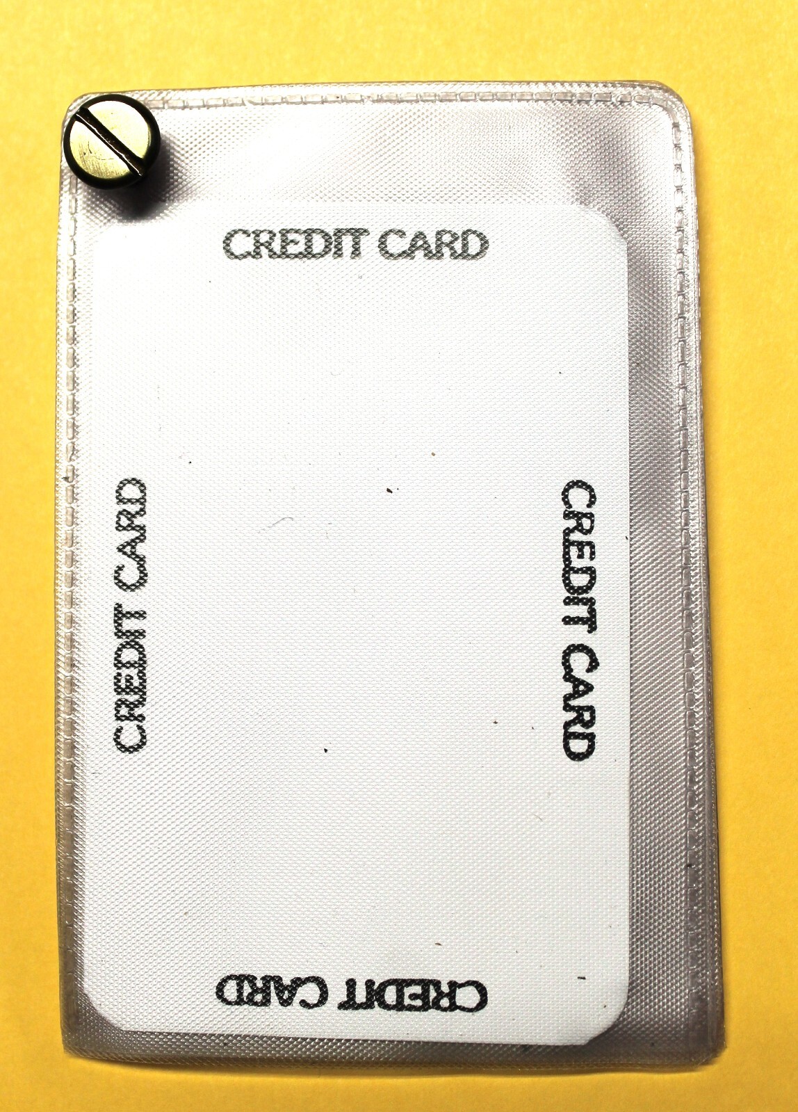 Vinyl Window Inserts for Credit Card Fan Wallets with Hardware