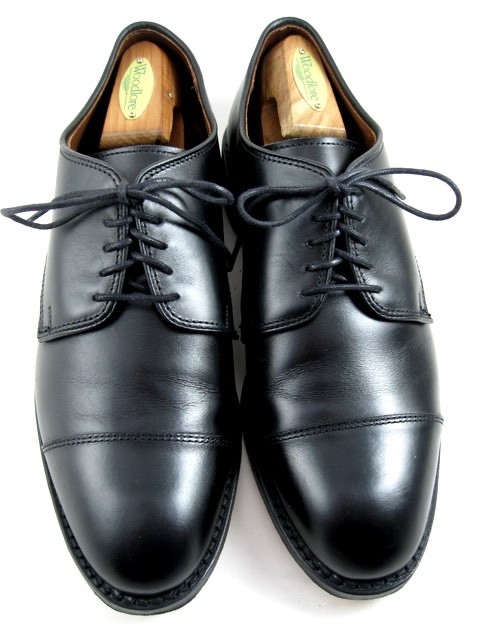 Allen Edmonds “PARK AVENUE” DERBY Cap-Toe Oxfords 8 EEE Black WORN ONCE (795N)