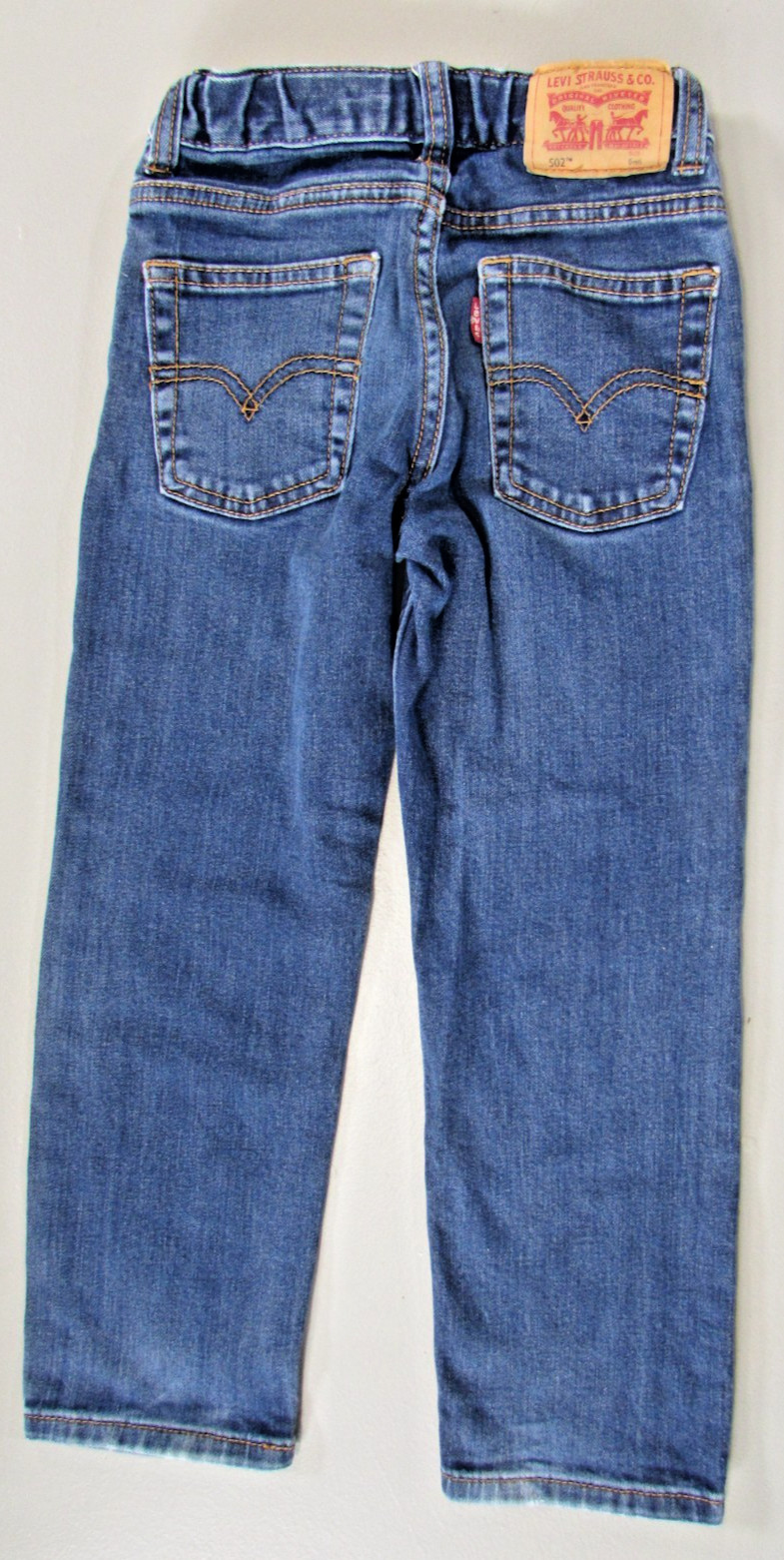 LEVIS Boys Size 6 Reg 502 Levi Strauss & Co regular tapered stretch jean