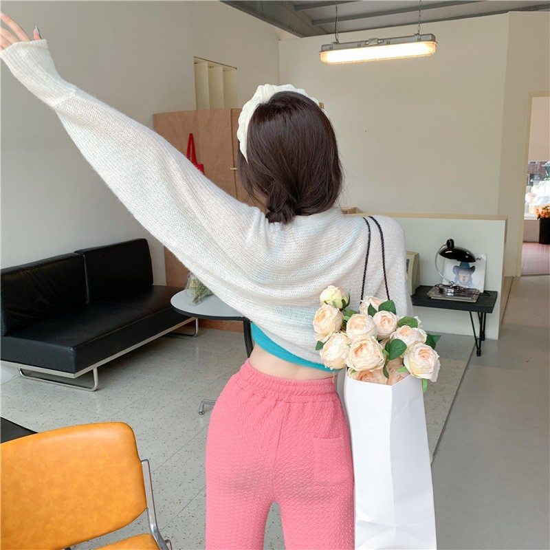 Women’s Summer Open Front Bolero Shrug Long Sleeve Solid Color Sun