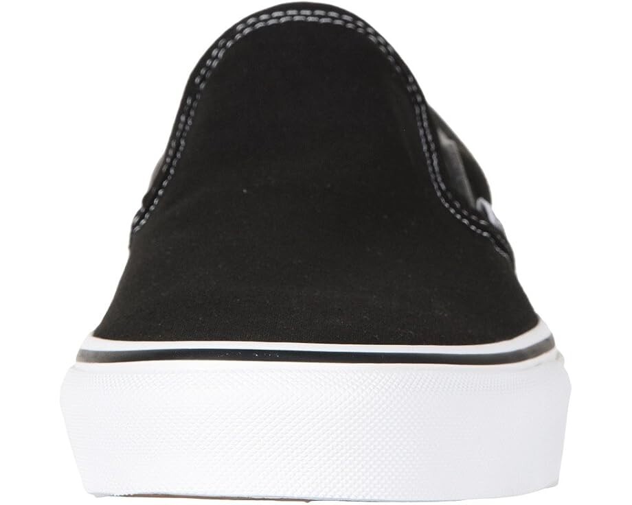New in Box Vans Classic Slip-On Canvas Sneakers Black/White, Fast Shipping