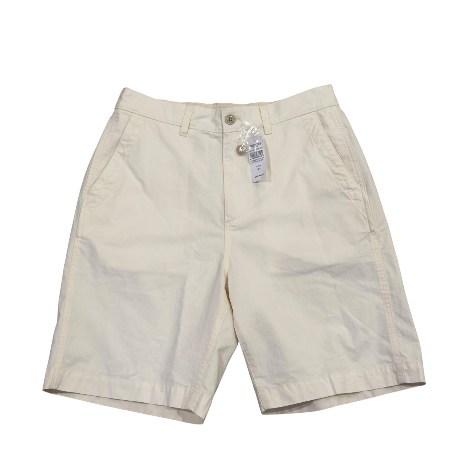 Todd Snyder NEW Men’s 31 Stone Gray Ripstop Surplus Japanese Fabric 8.75″ Shorts
