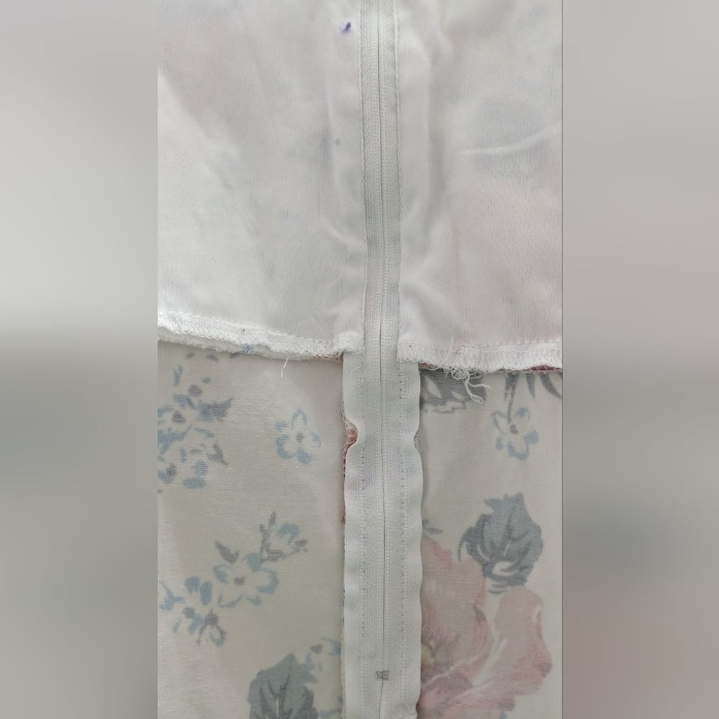 Torrid Floral Peplum Sweetheart Neckline Fit & Flare Stretch Top Size 2X Cottage