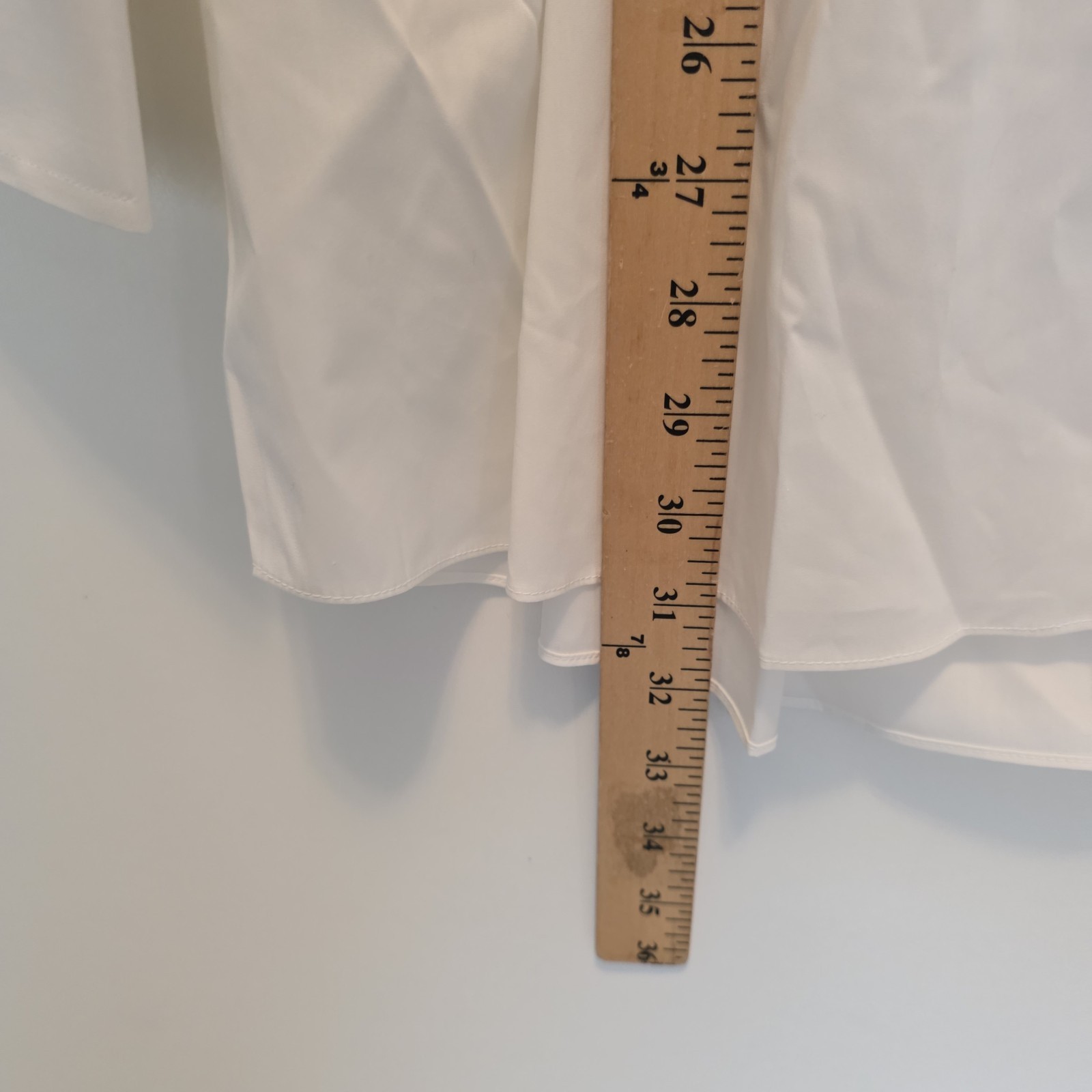 Stafford Smart Tech Poplin Dress Shirt White Mens XL 17-17.5 / 32-33 NEW NWT
