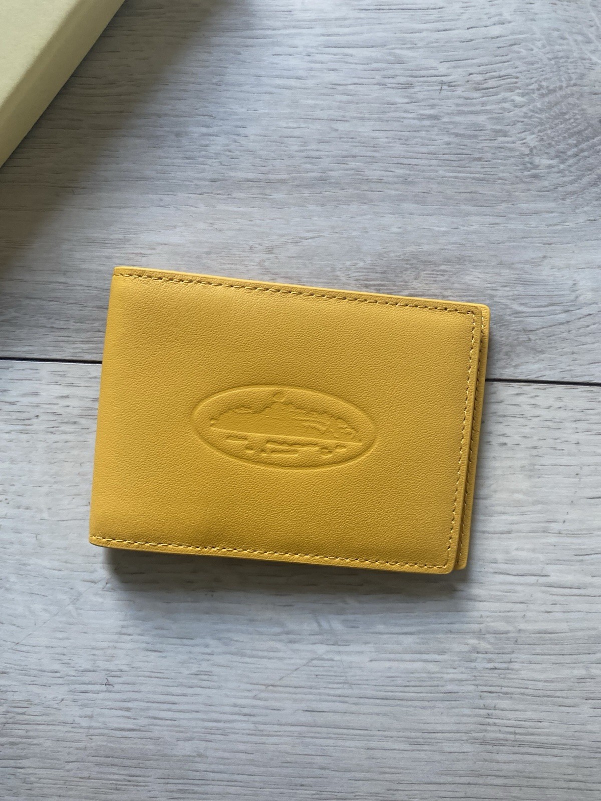 Corteiz Island Leather Card Holder Yellow New