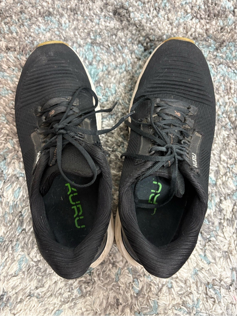 Kuru Shoes Womens 9.5 Atom 2 Athletic Structured Ortho Mesh Comfort Walking