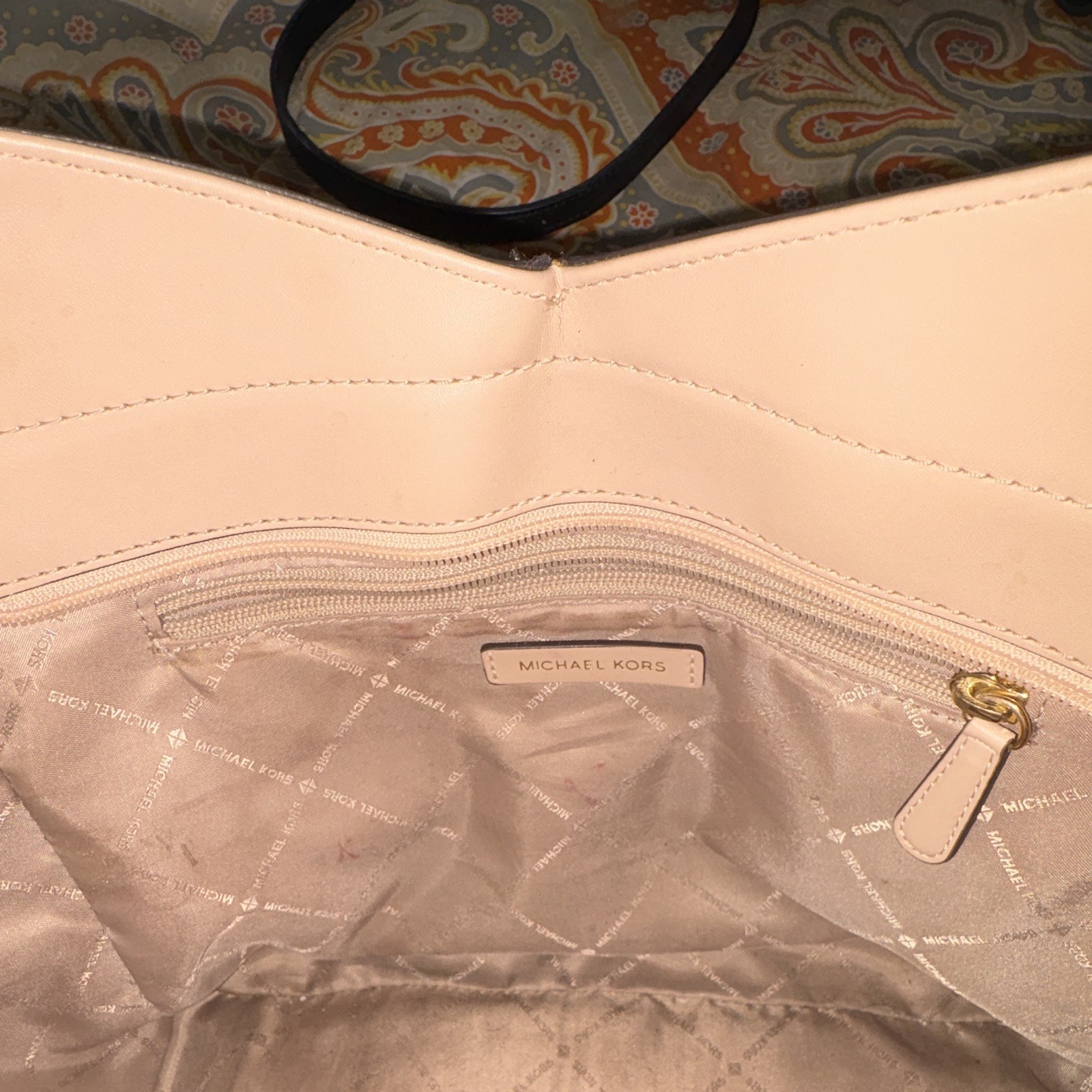 Michael Kors Jet Set Large Signature Logo Shoulder Bag