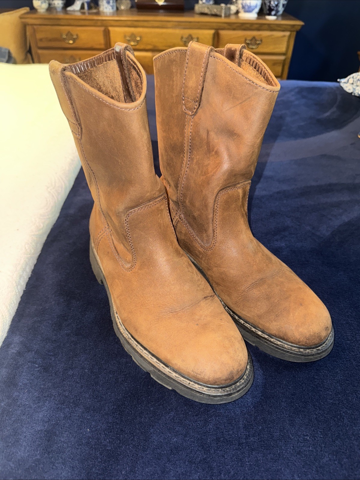 Wolverine Men’s 10in. Slip-Resistant Wellington Work Boots# W04727 Size 12