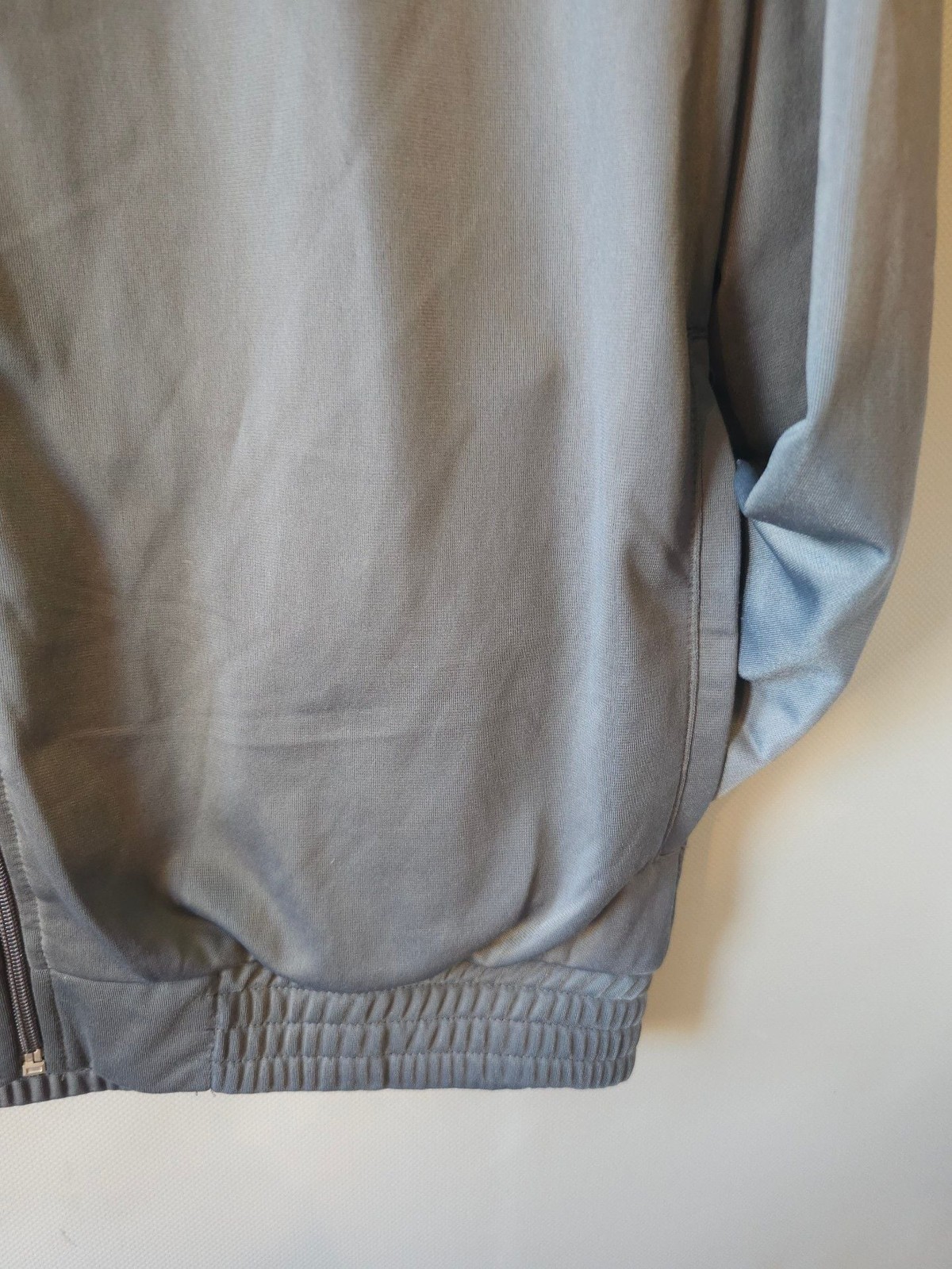 Russell Athletic Full-Zip Warm-Up Gray Black Orange Jacket Size M