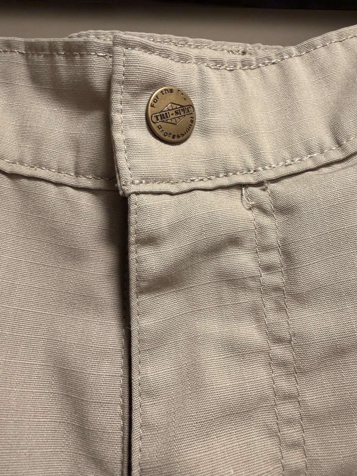 Tru-Spec Tactical Cargo Pants Mens 40×32 Khaki Ripstop Utility Pockets Outdoor