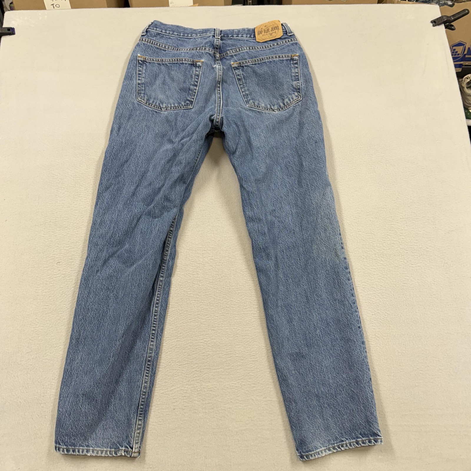 Gap Relaxed Jeans Mens 32×32 Blue Medium Wash Relaxed Straight Denim Pants