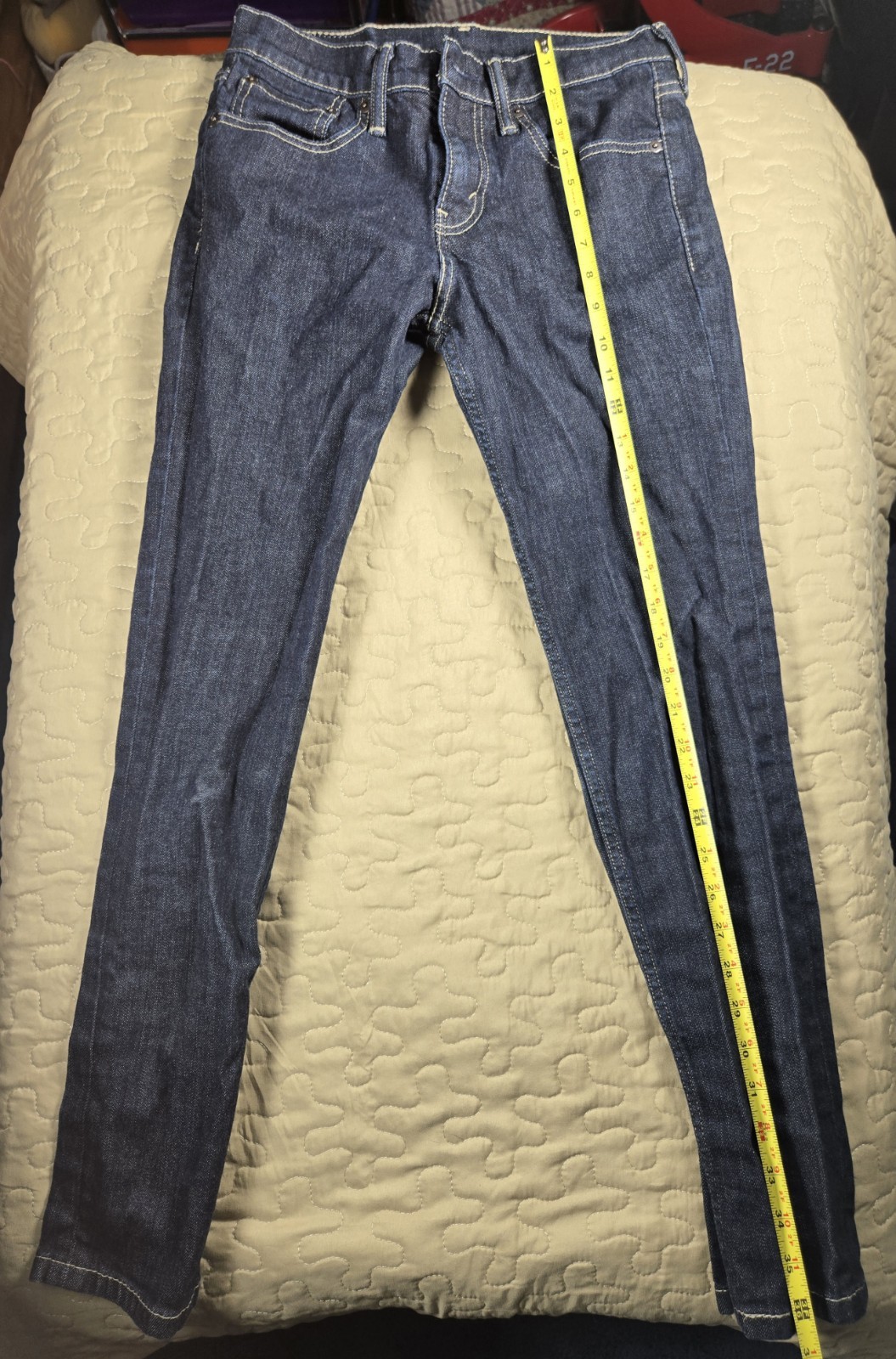 Levi Strauss & Co. 511 Series Men’s Slim Fit Dark Wash Blue Denim Jeans
