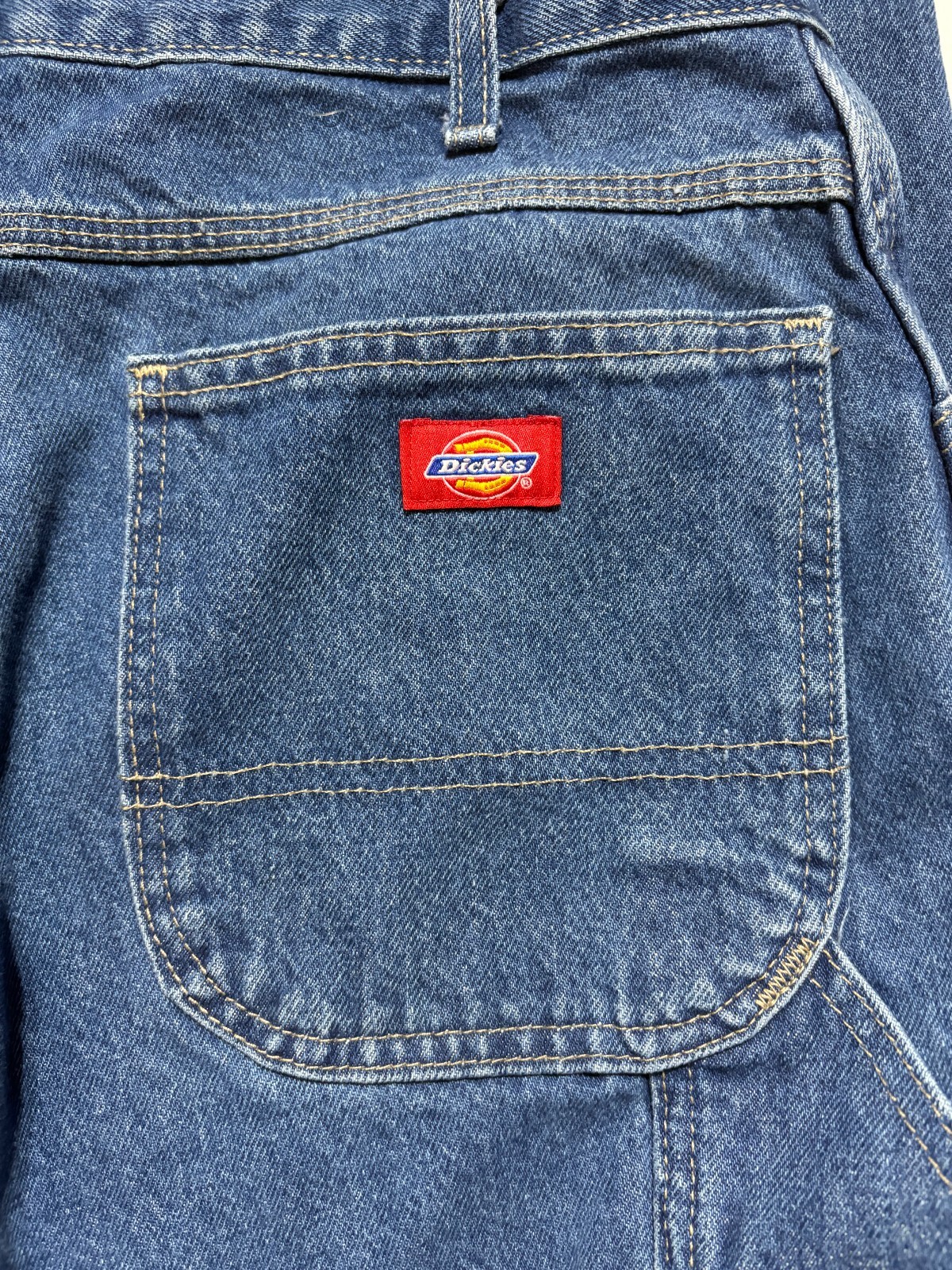 Dickies Carpenter Jeans Mens 36×30 Blue Denim Workwear Baggy Skater Pants
