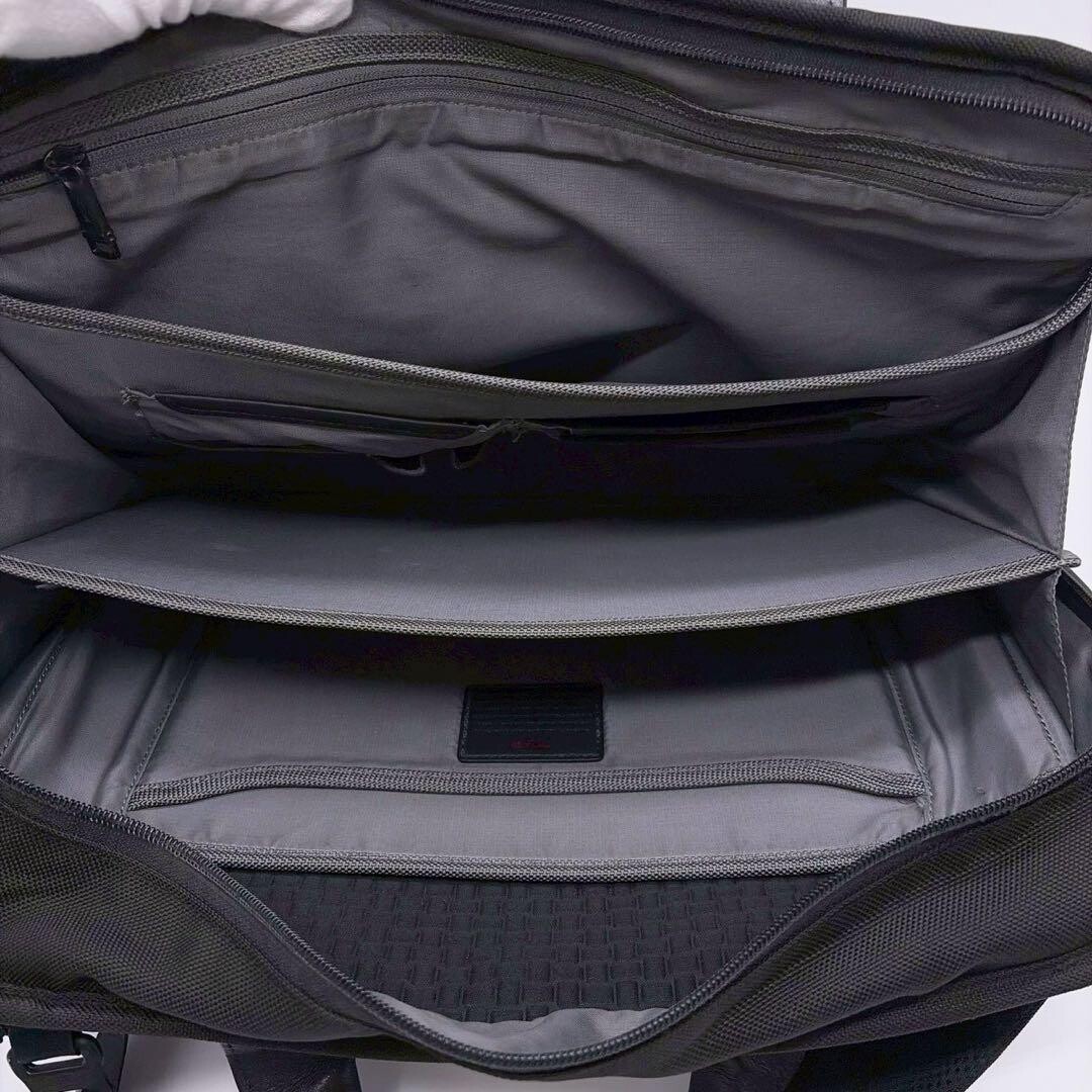 TUMI ALPHA3 3 Way Business Bag Backpack Briefcase Black Laptop Auth
