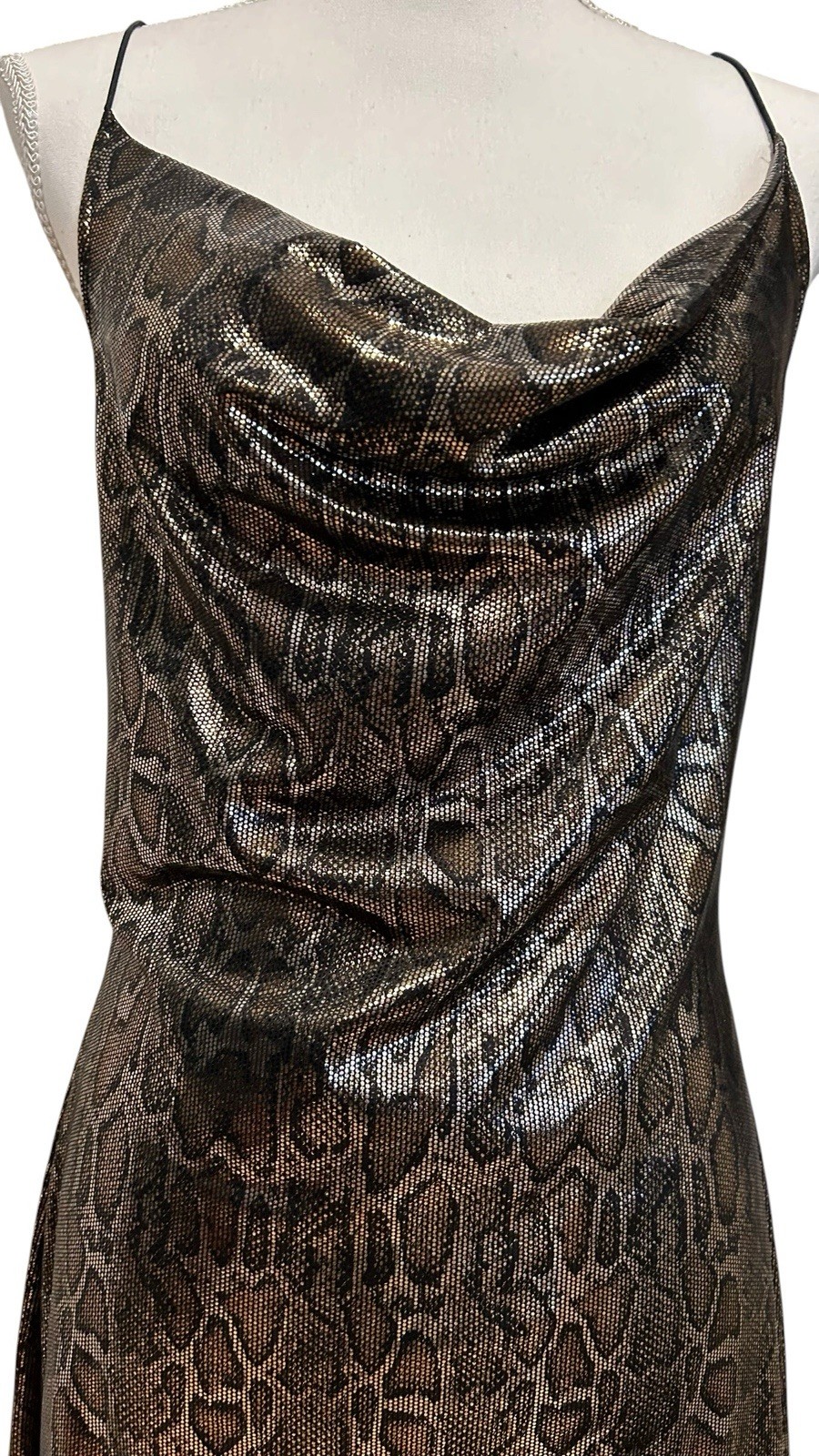 Divided H&M Snake Skin Spaghetti Dress, Size L
