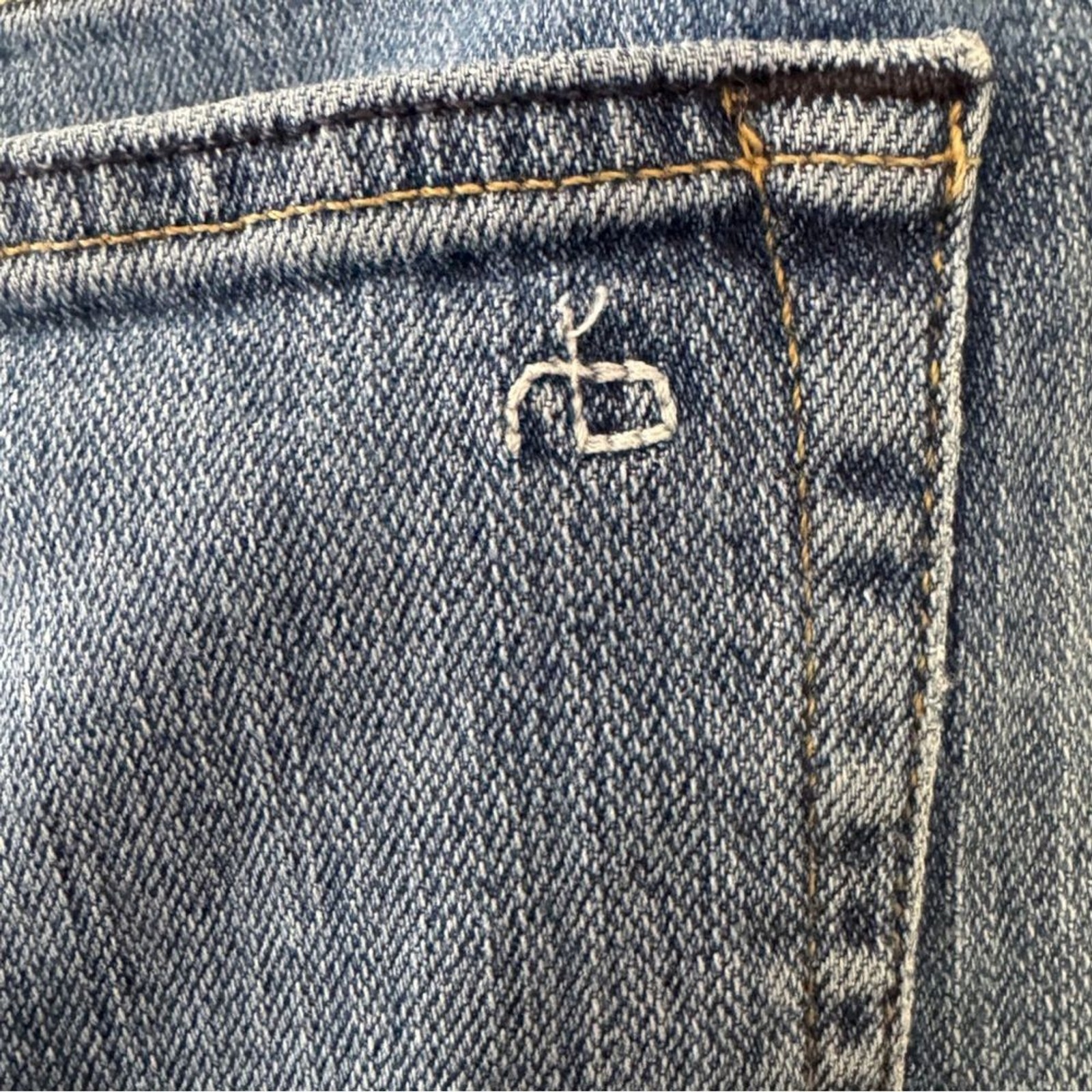 rag & bone Fit 2 Slim Blue Jeans Button Fly Men’s 31X32