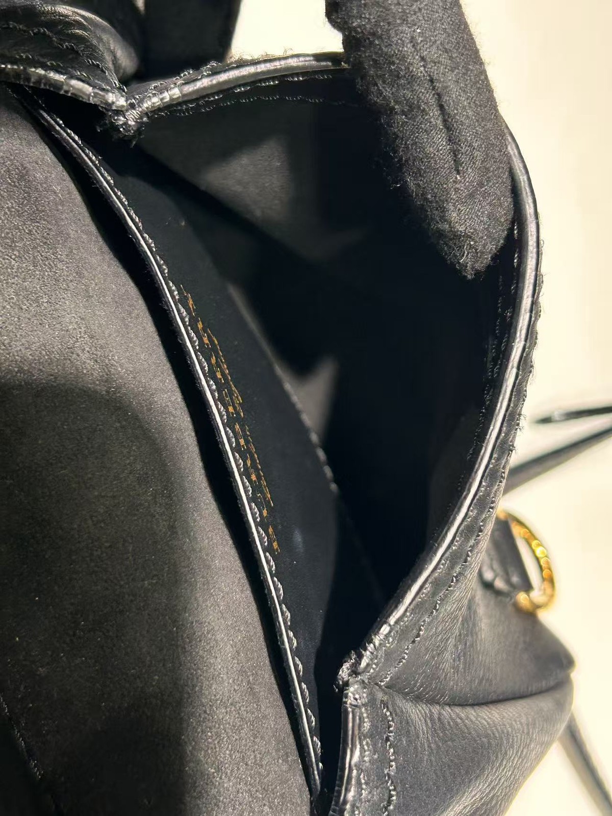 Authentic Burberry Black Calf Leather Saddle Crossbody Bag UK