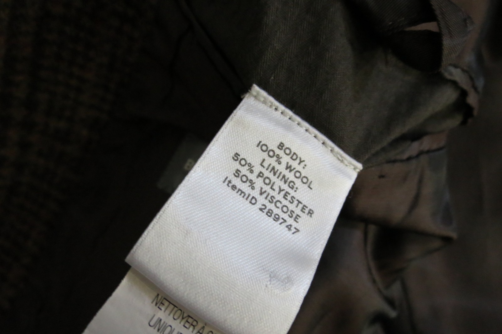 LL Bean Signature collection heavy hounds tooth tweed two button sport coat 42 R