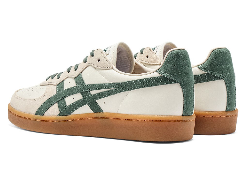 Onitsuka Tiger Genuine GSM 1183A353 128 CREAM / HIKING GREEN JP Exclusive Unisex