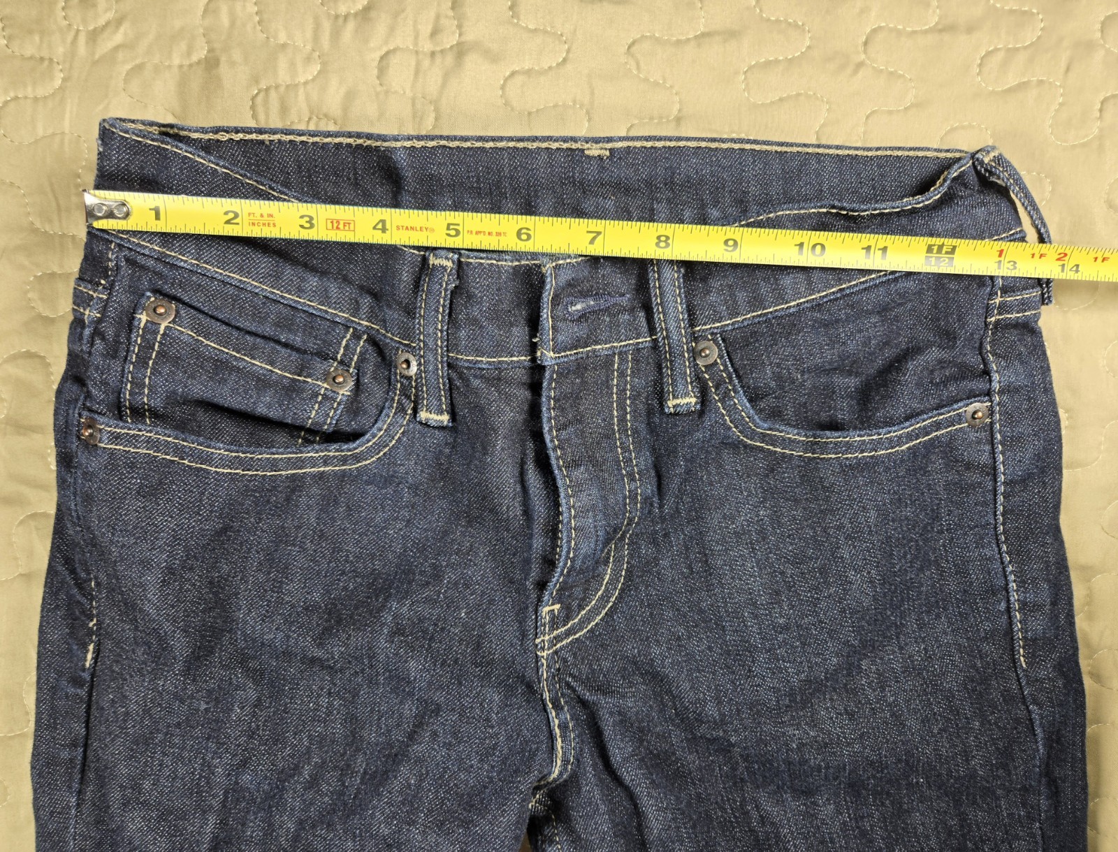 Levi Strauss & Co. 511 Series Men’s Slim Fit Dark Wash Blue Denim Jeans