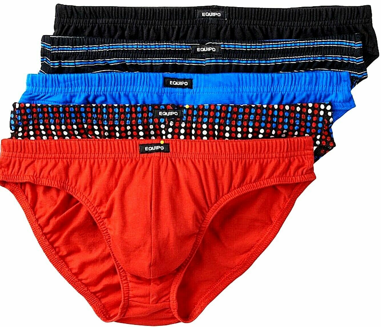 Equipo man bikinis 5-pack cotton Briefs tanga underwear tangas