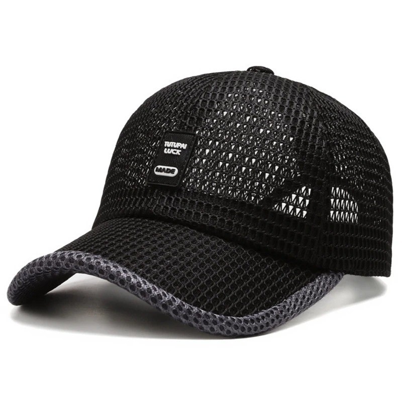 Men’s Breathable Mesh Baseball Cap Summer Outdoor Hat Trucker Cap Gym Fun Gift