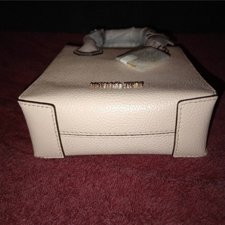 NWT MICHAEL Michael Kors Mercer XS NS Shopper Crossbody Powder Blush