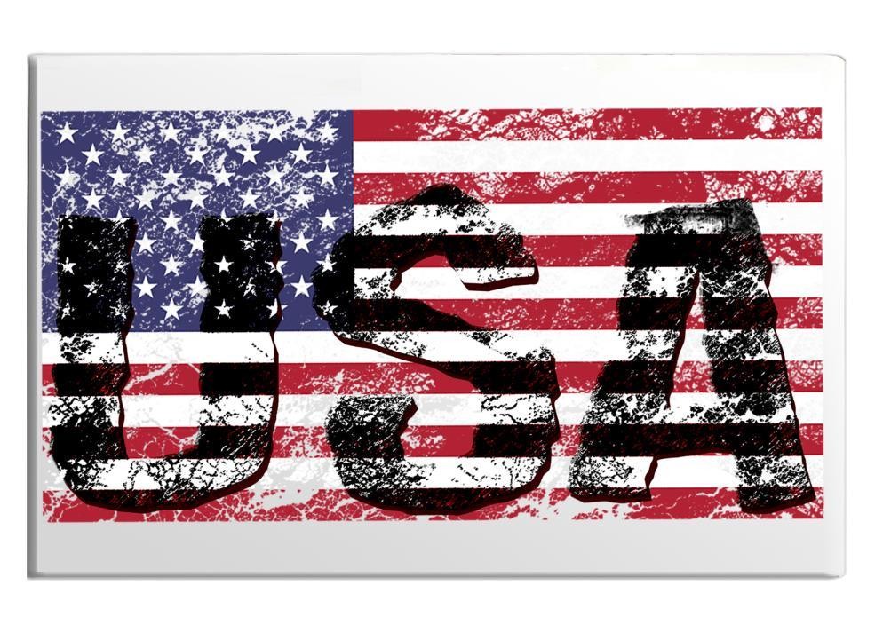 USA Flat Design Flag Fridge Magnet Pride Patriot National Ornament Travel gift