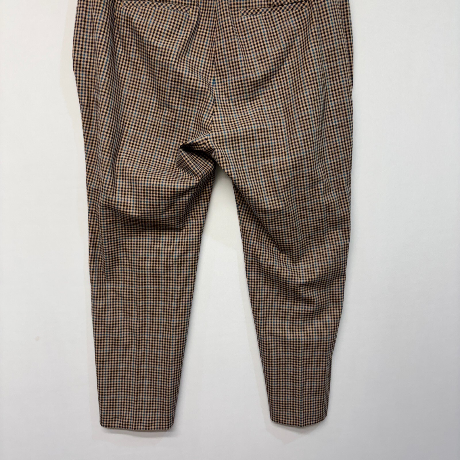 NWT J Jill Women Premium Bi-Stretch Dress Pants Size 18W Gingham Ankle C002 -2